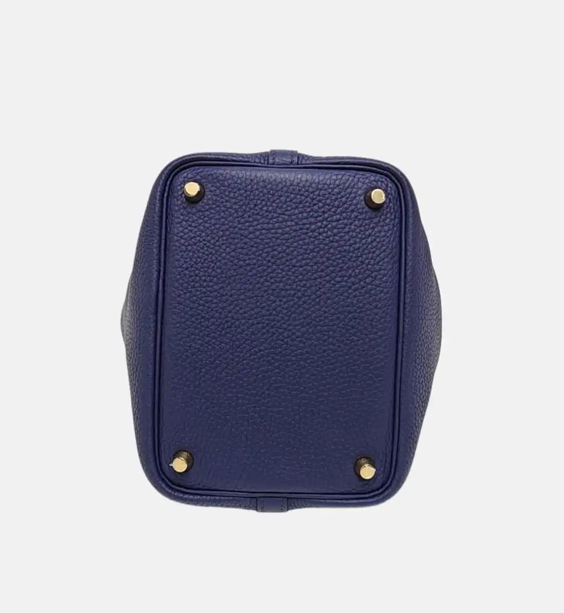 Hermes Hermes Picotin Lock 18 Iris Purple Clemence cowhide leather picotin handbag gold Size ONE SIZE - 6 Thumbnail