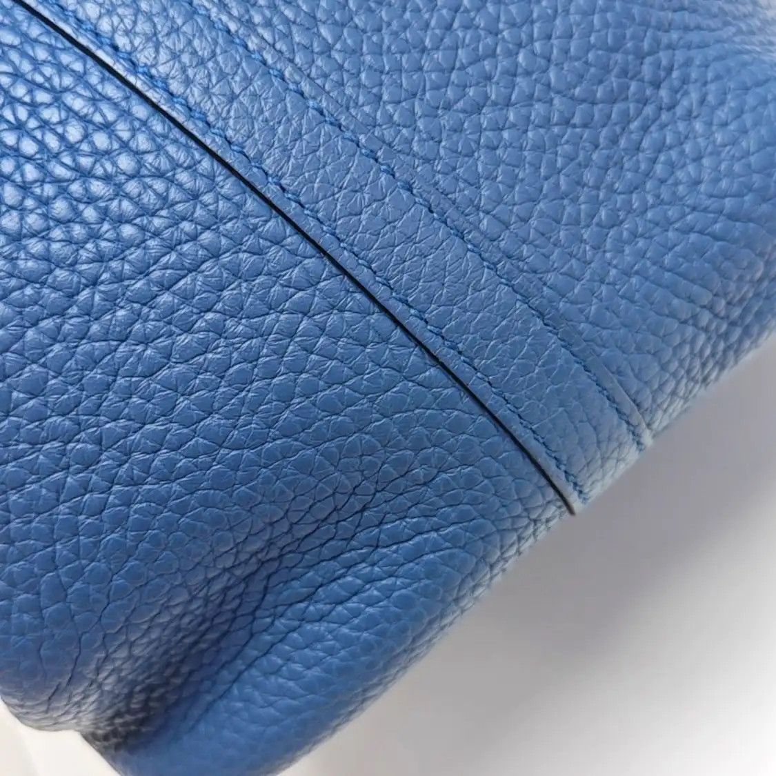 Hermes Hermes Picotin Lock 22 Bleu Agate Clemence cowhide leather picotin handbag silve Size ONE SIZE - 11 Thumbnail