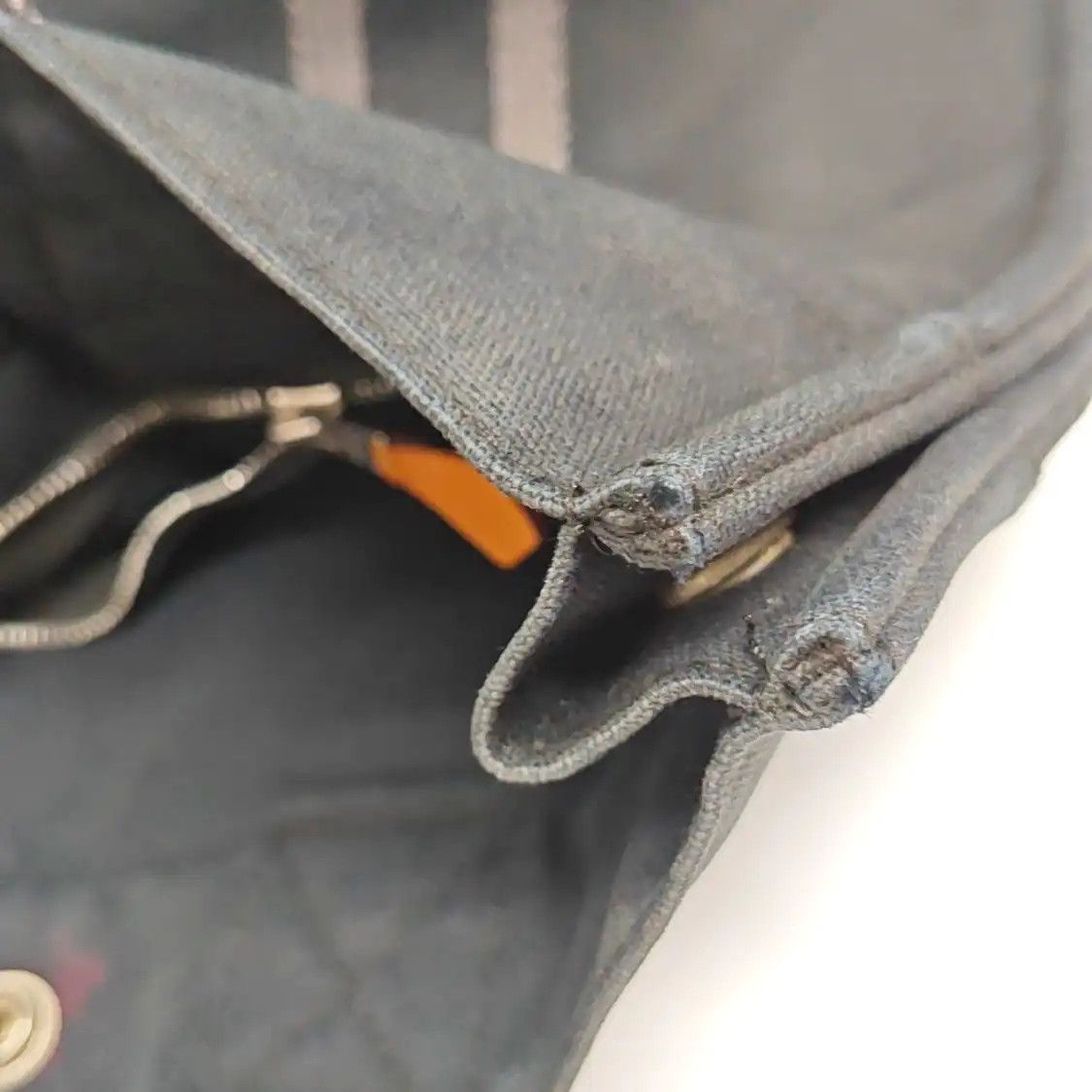 Hermes Hermes Fourre Tout Small black canvas handbag silver hardware Size ONE SIZE - 21 Thumbnail