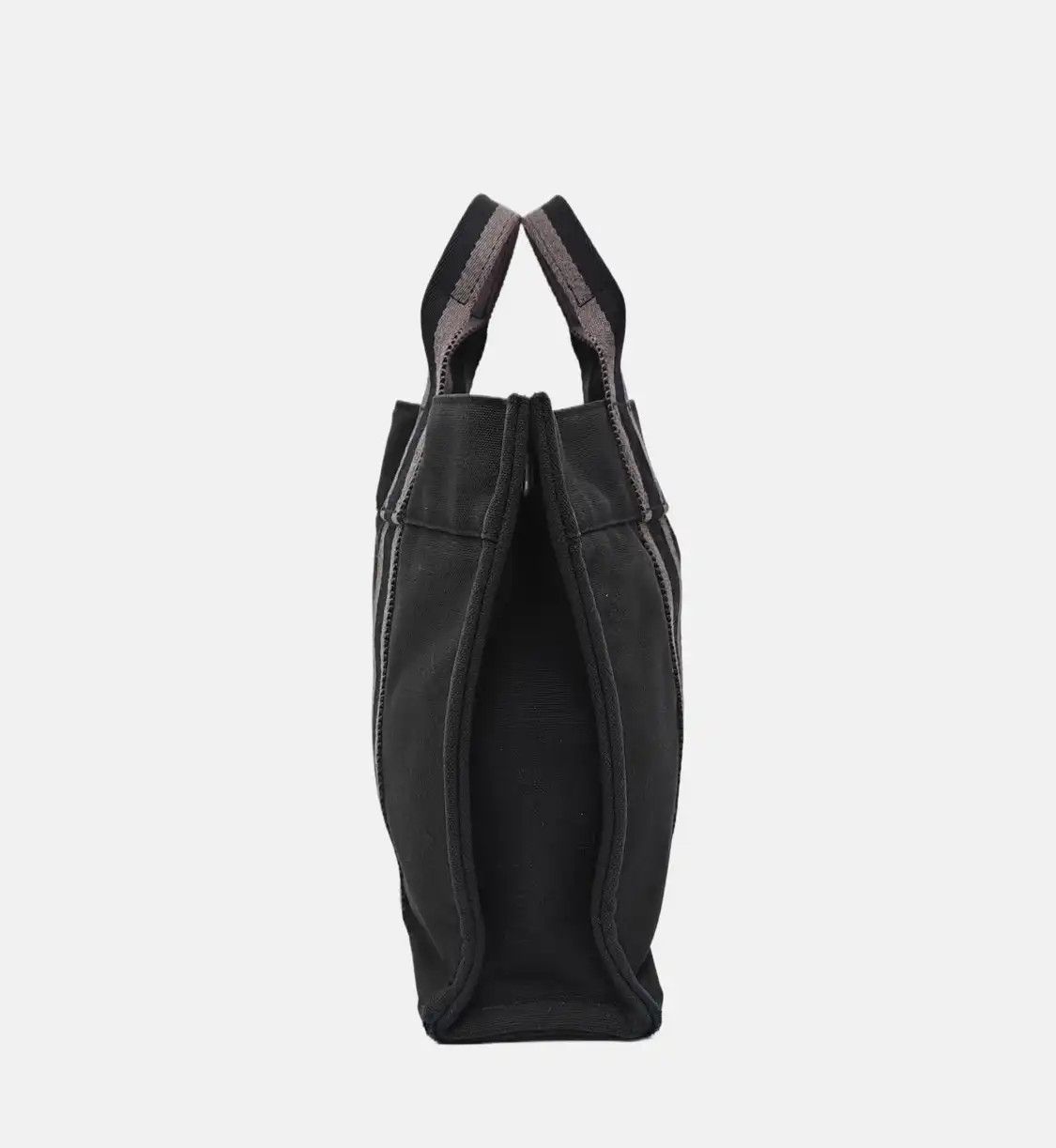 Hermes Hermes Fourre Tout Small black canvas handbag silver hardware Size ONE SIZE - 3 Thumbnail