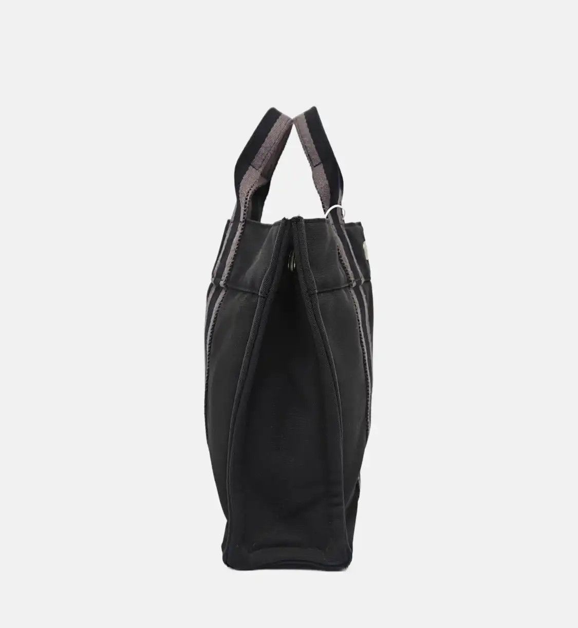 Hermes Hermes Fourre Tout Small black canvas handbag silver hardware Size ONE SIZE - 4 Thumbnail