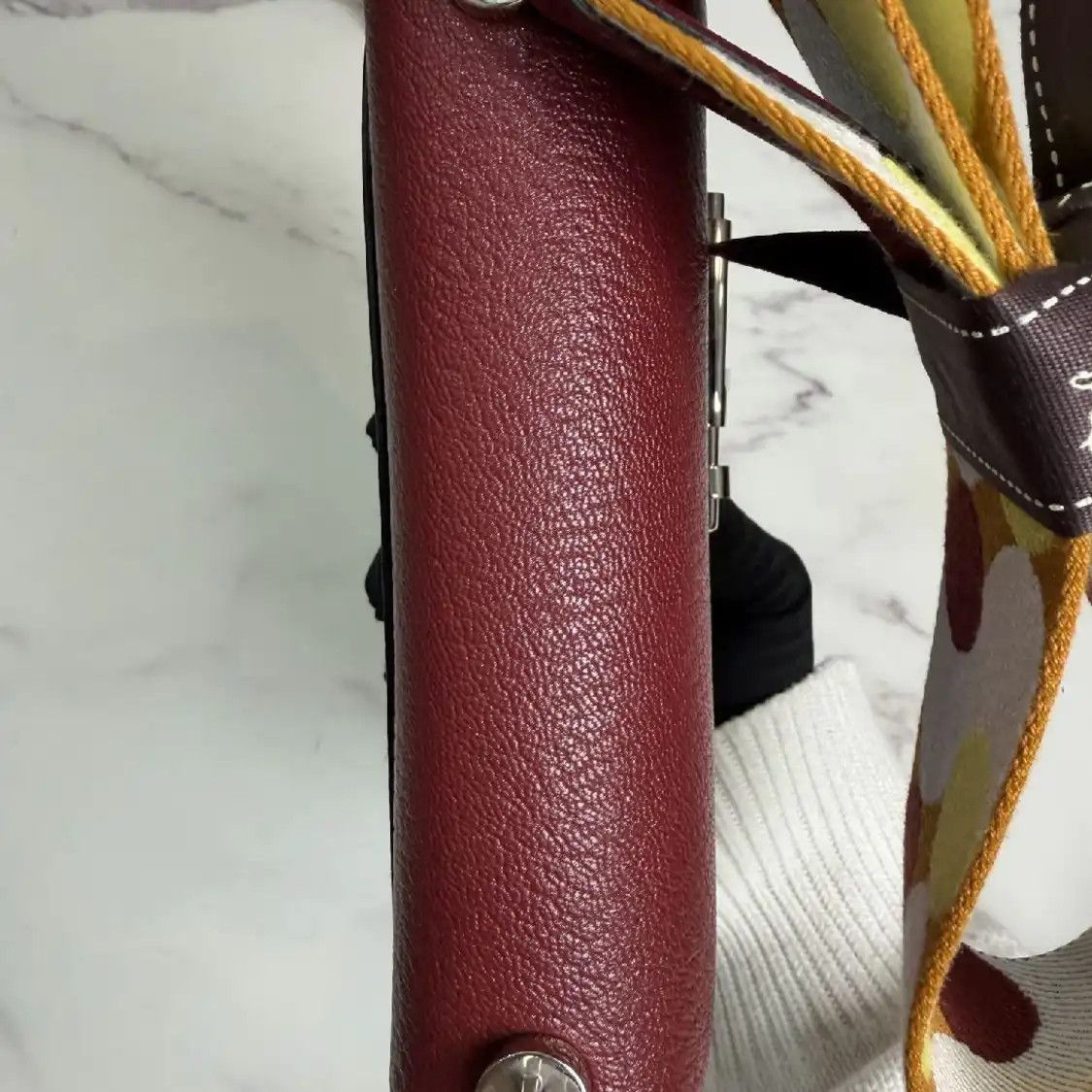 Hermes Hermes Verrou 17 Hermes red Relma crispe goatskin Verrou bolt bag shoulder bag s Size ONE SIZE - 8 Thumbnail