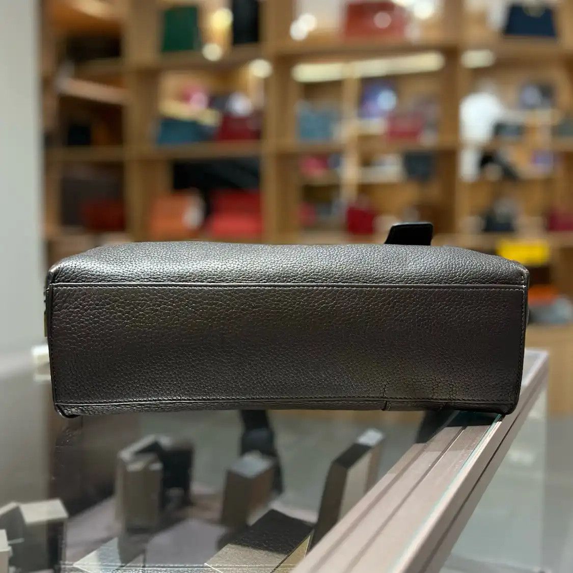 Hermes Hermes Aifred 35 stone Graphite Clemence cowhide leather handbag silver hardware Size ONE SIZE - 5 Thumbnail