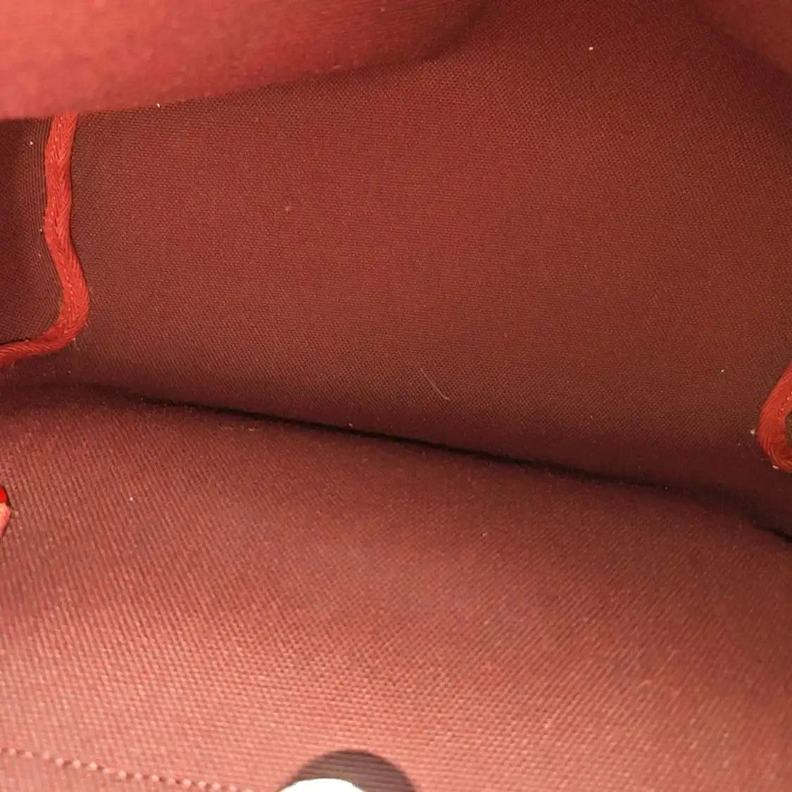 Hermes Hermes Herbag 31 Hermes red canvas shoulder bag handbag silver hardware Y sub-po Size ONE SIZE - 7 Thumbnail