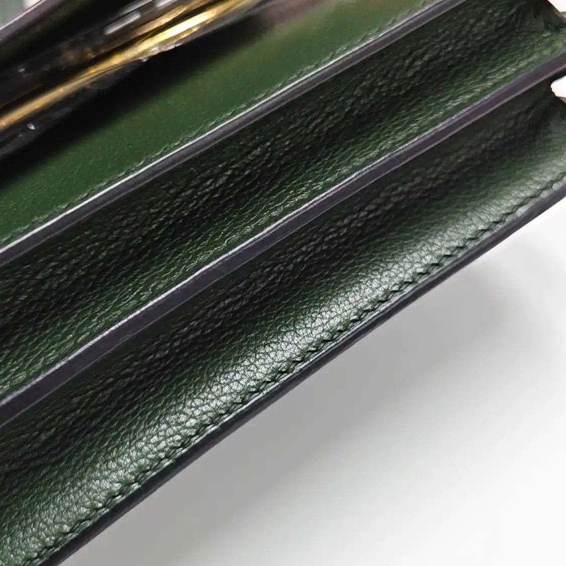 Hermes Hermes Roulis 18 Bangladesh green Evercolor cowhide leather Roulis shoulder bag Size ONE SIZE - 11 Thumbnail