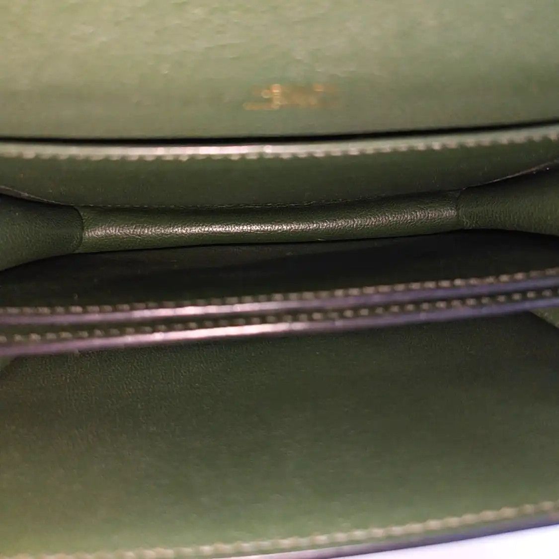 Hermes Hermes Roulis 18 Bangladesh green Evercolor cowhide leather Roulis shoulder bag Size ONE SIZE - 7 Thumbnail