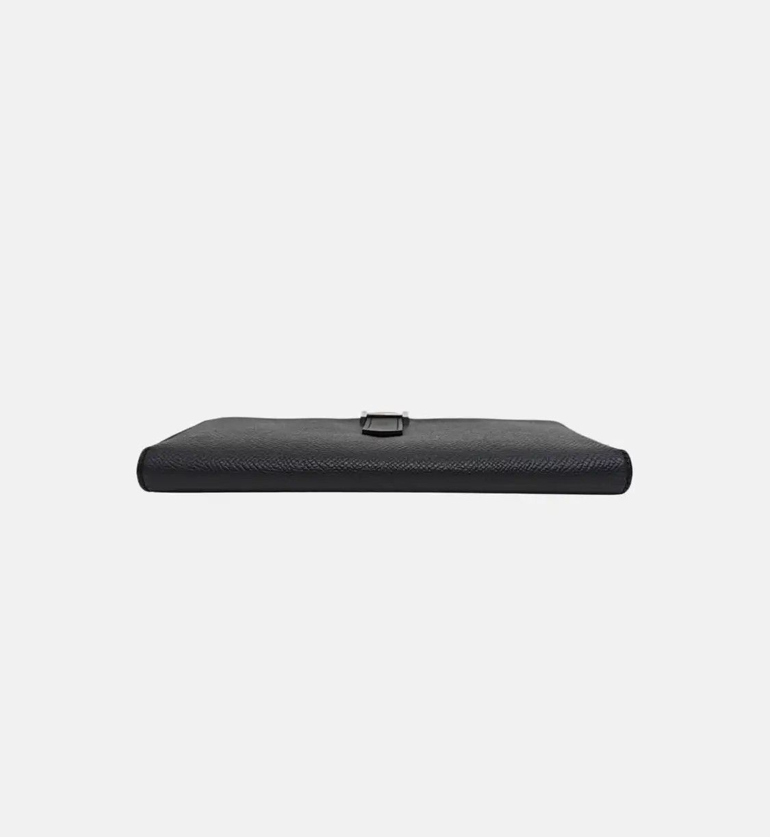 Hermes Hermes Bearn black Epsom cowhide leather wallet silver hardware C Size ONE SIZE - 6 Thumbnail