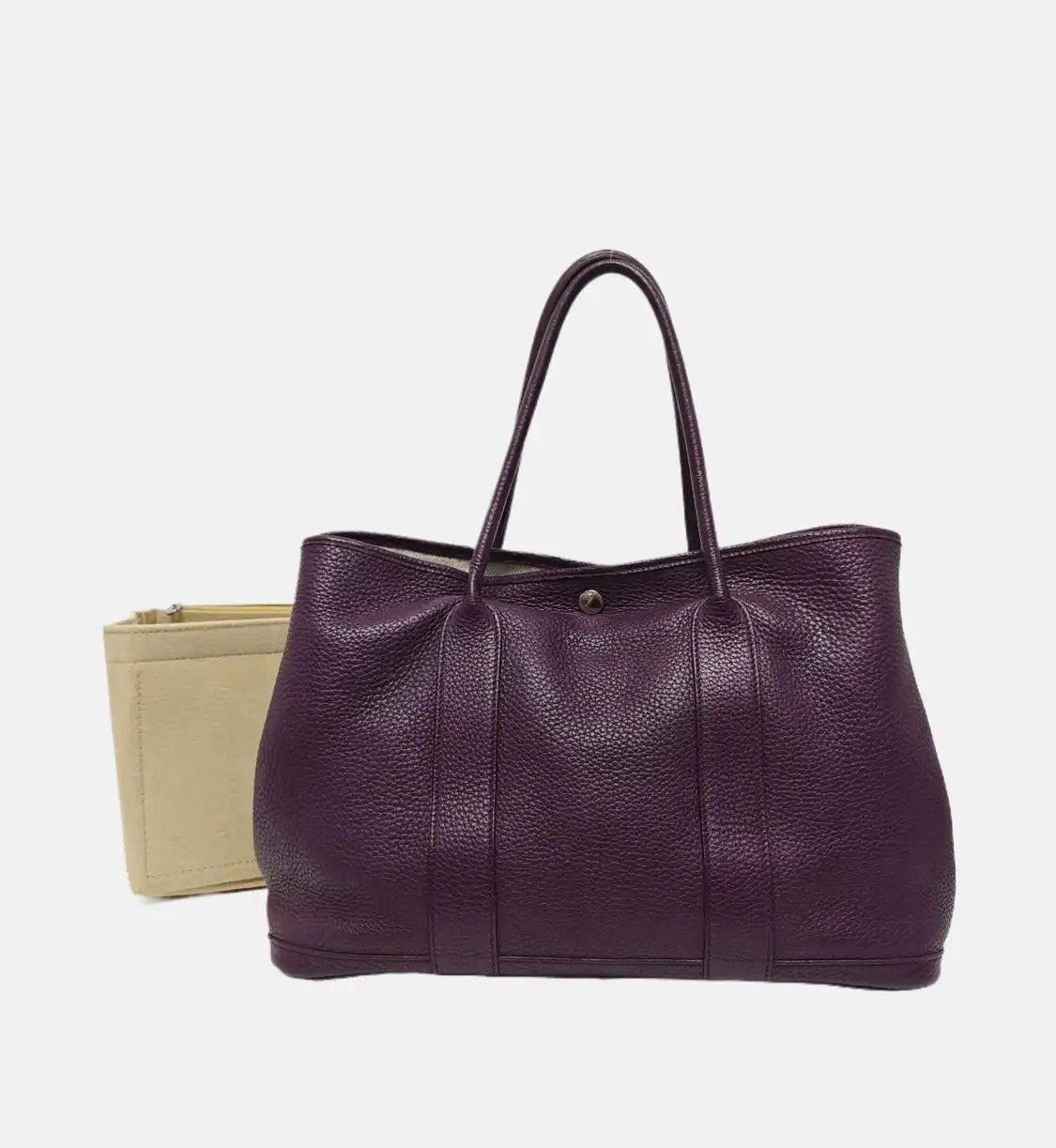 Hermes Hermes Garden Party 36 Anemone Purple Negondacowhide leather Garden Party handba Size ONE SIZE - 8 Thumbnail