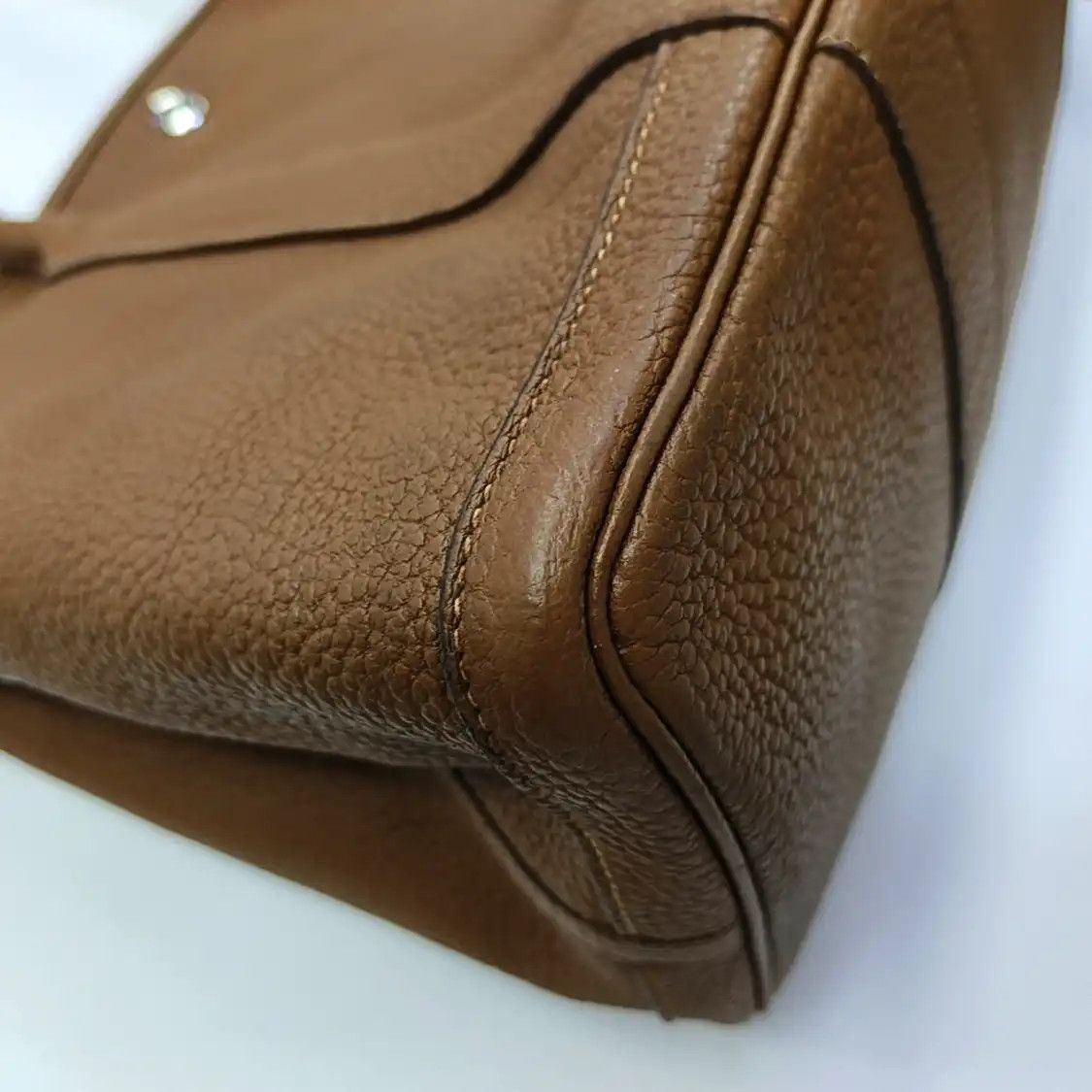 Hermes Hermes Garden Party 36 Gold Brown Negondacowhide leather Garden Party handbag si Size ONE SIZE - 10 Thumbnail