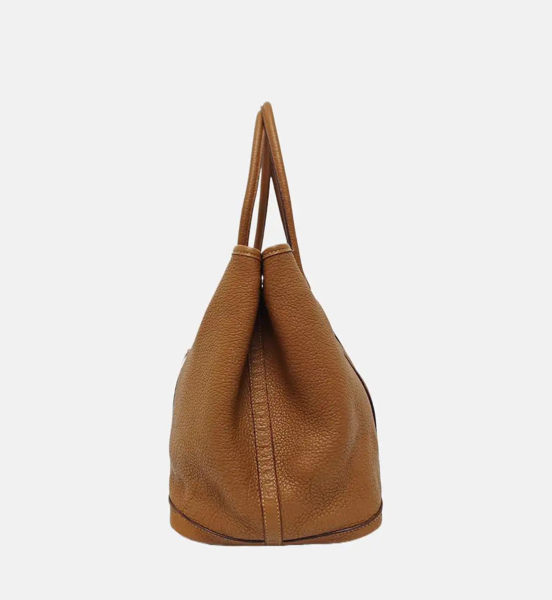 Hermes Hermes Garden Party 36 Gold Brown Negondacowhide leather Garden Party handbag si Size ONE SIZE - 4 Thumbnail
