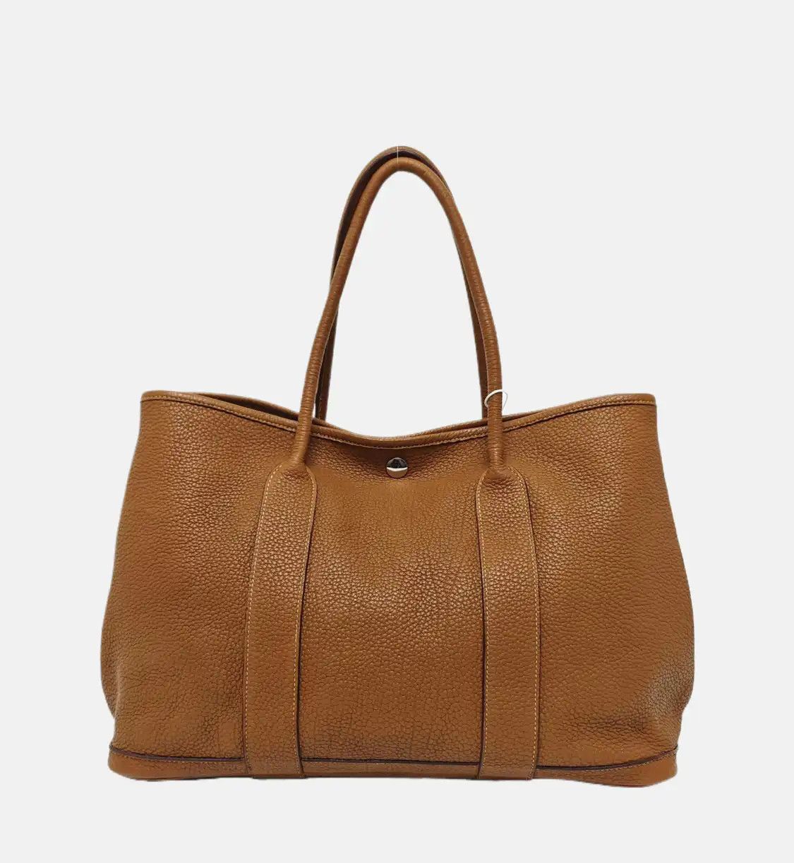 Hermes Hermes Garden Party 36 Gold Brown Negondacowhide leather Garden Party handbag si Size ONE SIZE - 5 Thumbnail
