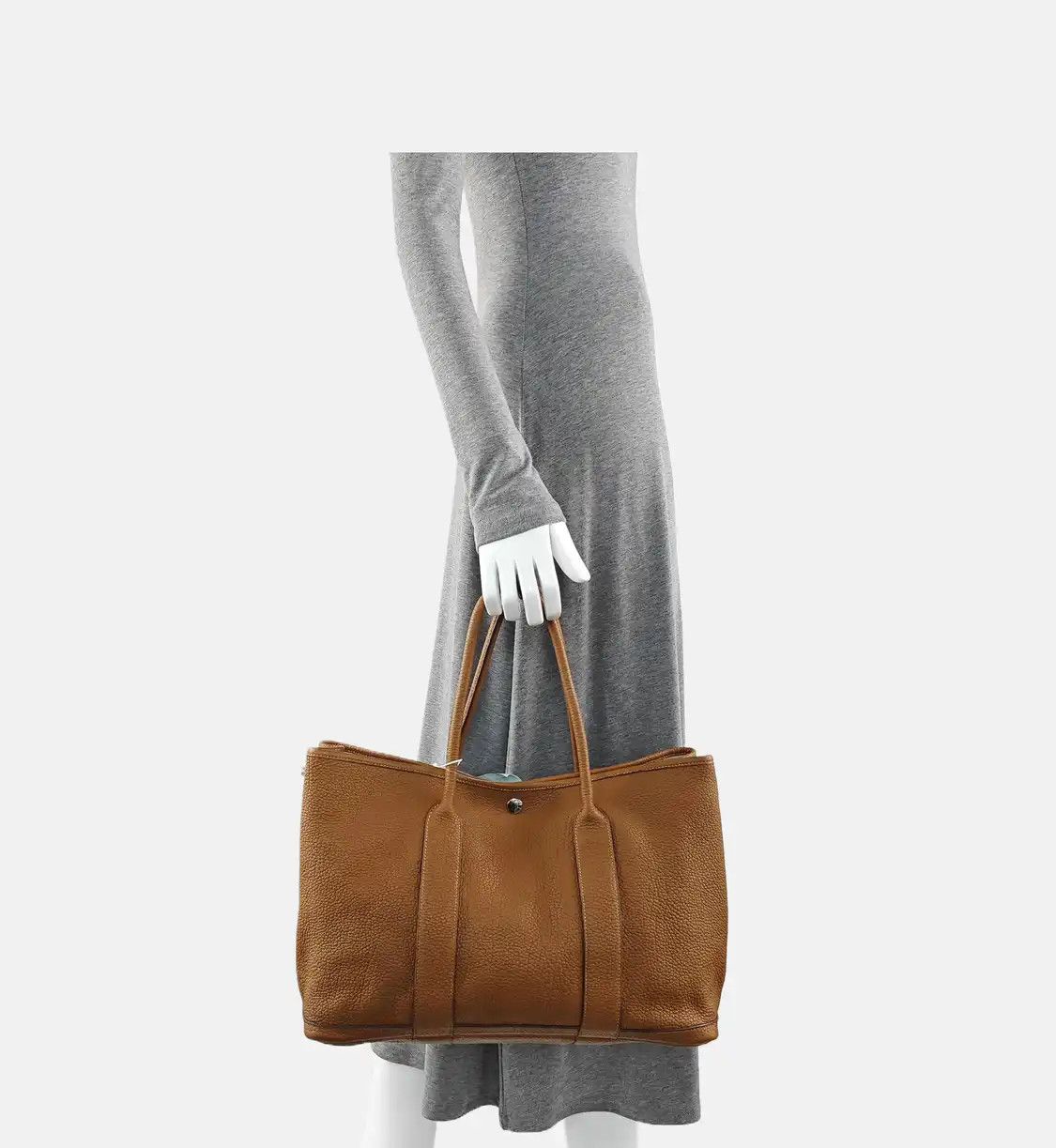 Hermes Hermes Garden Party 36 Gold Brown Negondacowhide leather Garden Party handbag si Size ONE SIZE - 2 Thumbnail