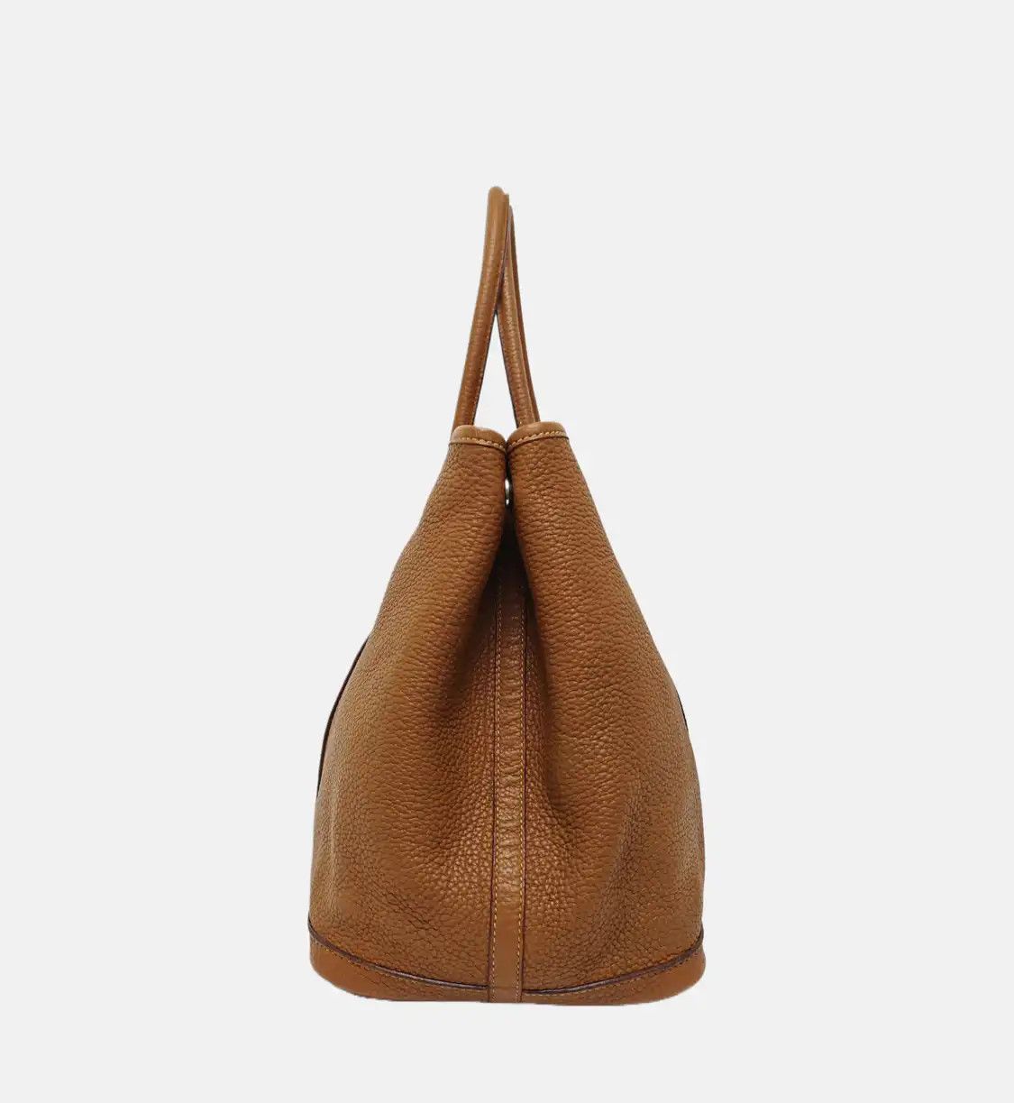 Hermes Hermes Garden Party 36 Gold Brown Negondacowhide leather Garden Party handbag si Size ONE SIZE - 3 Thumbnail