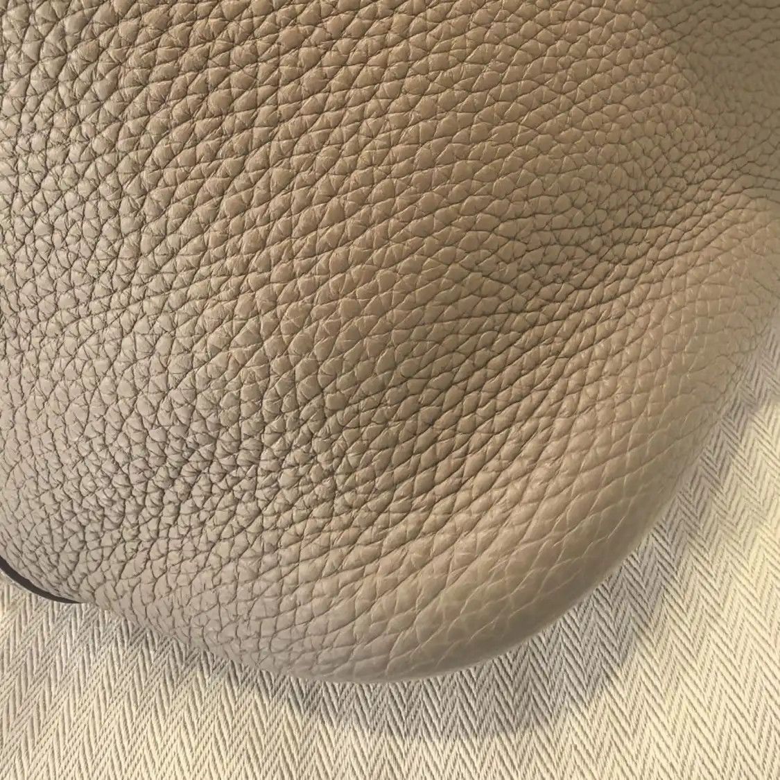 Hermes Hermes Picotin 26 Etoupe Clemence cowhide leather picotin handbag gold hardware Size ONE SIZE - 8 Thumbnail