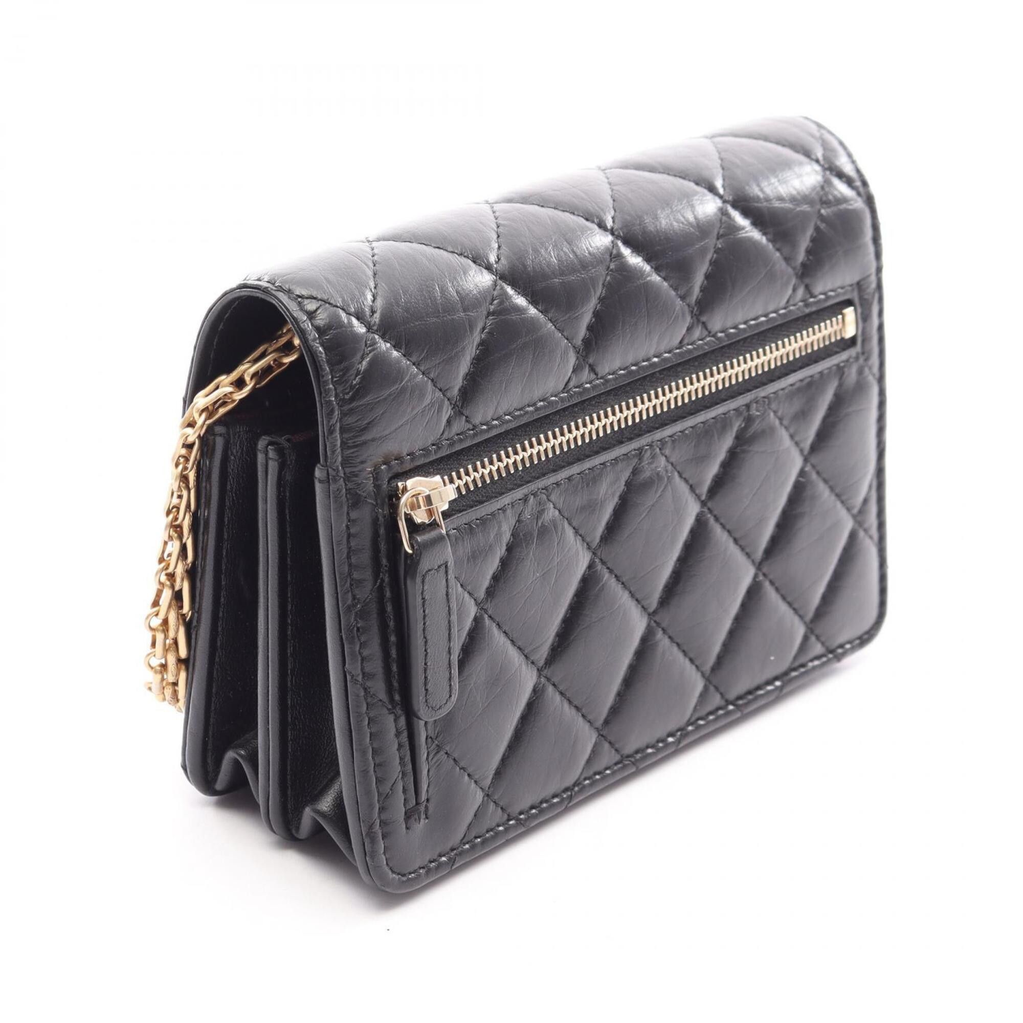 Chanel Chanel 2.55 Matelassé Mini Shoulder Bag/Handbag, Calfskin Leather, Women's, Black Size ONE SIZE - 2 Thumbnail