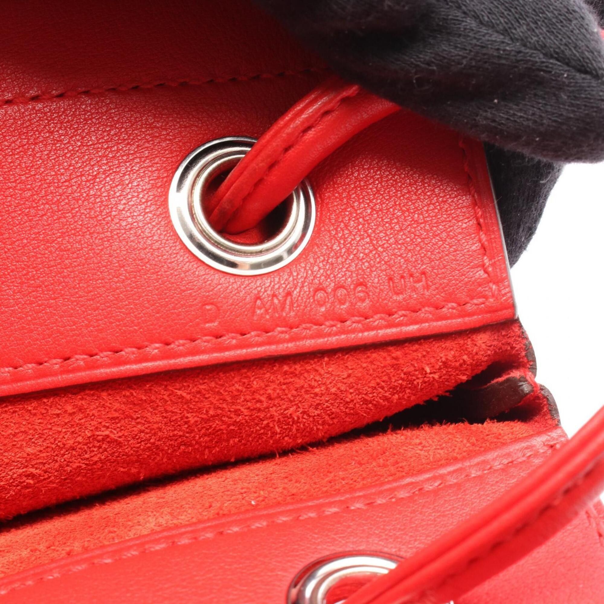 Hermes Hermes Sac Aline Mini Shoulder Bag Handbag Leather Veau Swift Women's Red Size ONE SIZE - 5 Thumbnail