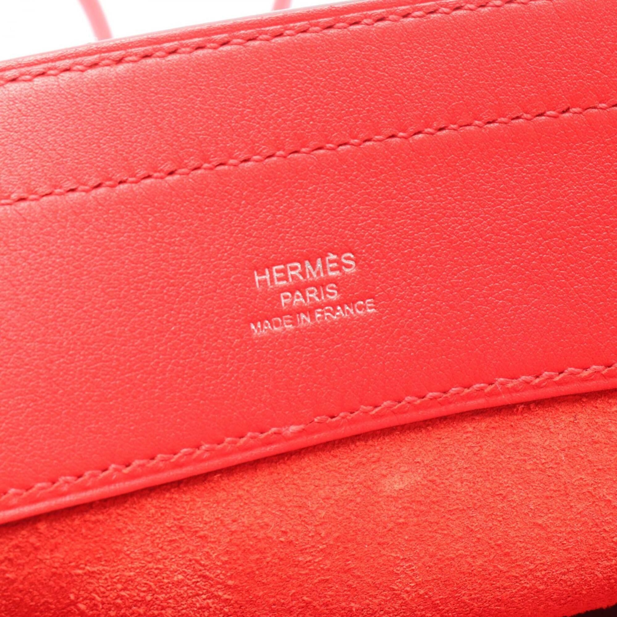 Hermes Hermes Sac Aline Mini Shoulder Bag Handbag Leather Veau Swift Women's Red Size ONE SIZE - 4 Thumbnail
