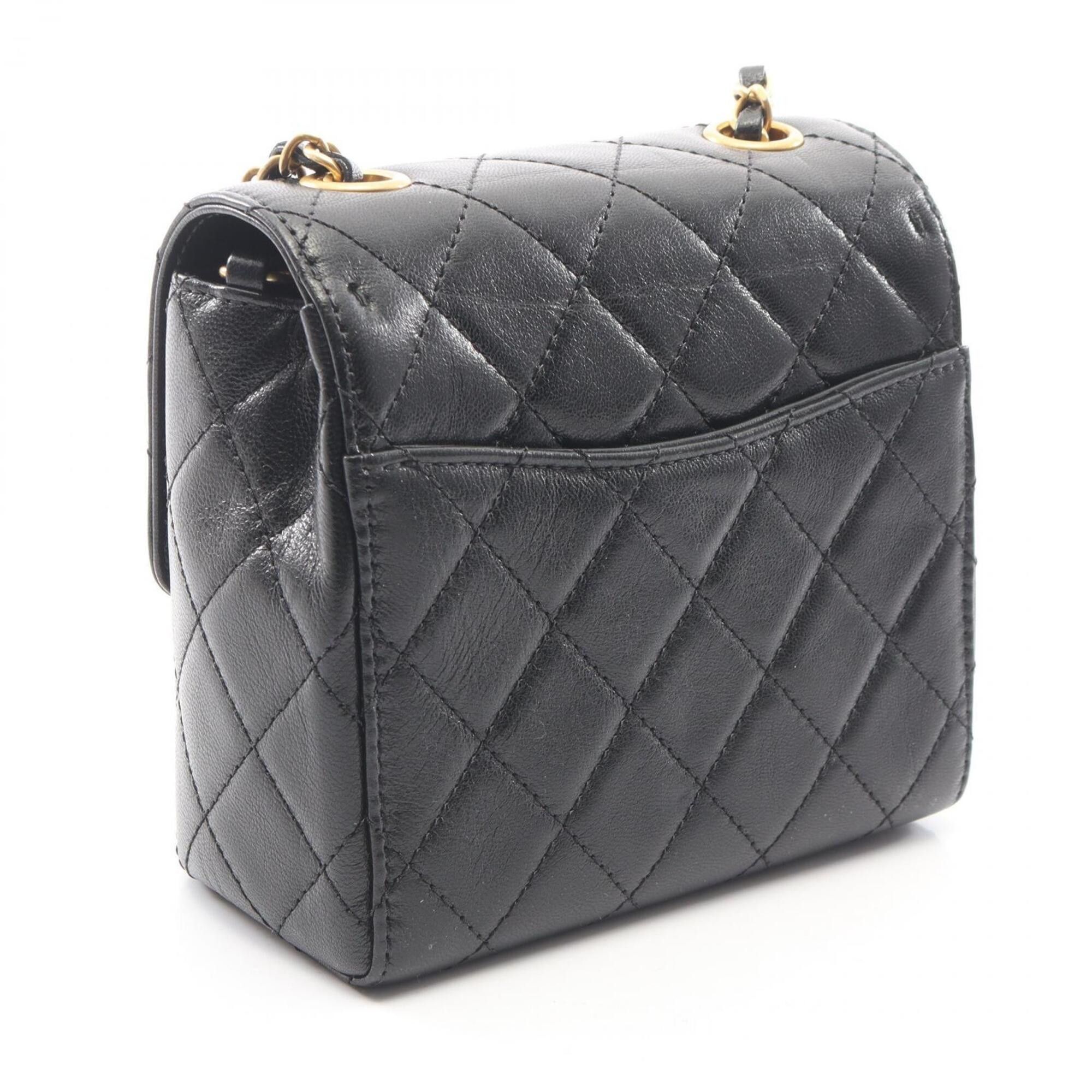 Chanel Chanel Matelassé Shoulder Bag/Handbag, Leather, Women's, Black, AS3648 Size ONE SIZE - 2 Thumbnail