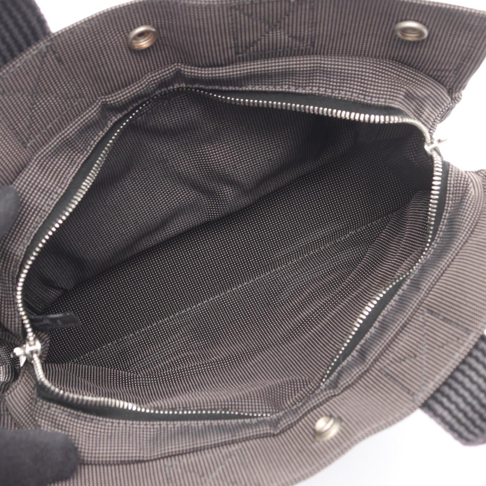Hermes Hermes Herline PM Tote Bag Handbag Nylon Canvas Women's Gray Size ONE SIZE - 3 Thumbnail