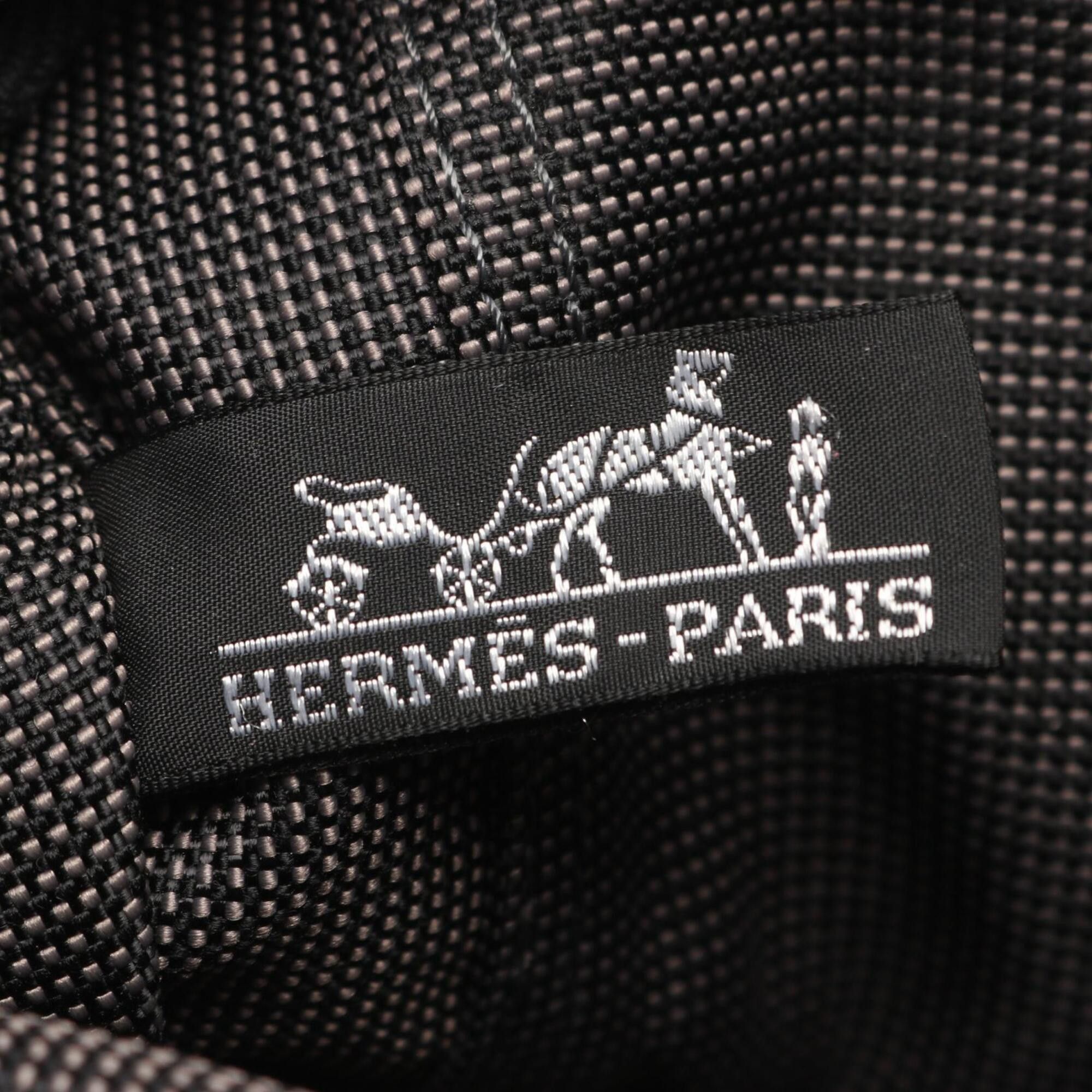 Hermes Hermes Herline PM Tote Bag Handbag Nylon Canvas Women's Gray Size ONE SIZE - 4 Thumbnail