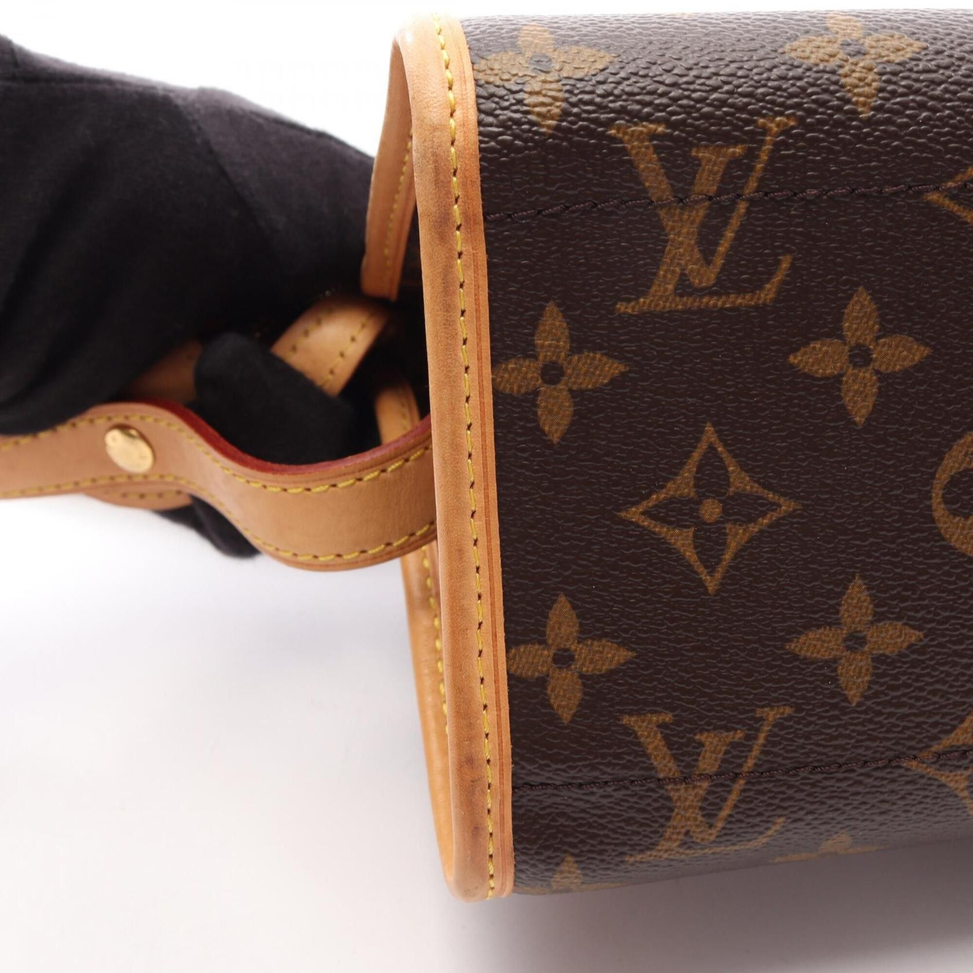 Louis Vuitton Louis Vuitton Popincourt Long Shoulder Bag/Handbag, Coated Canvas and Leather, Monogram Pattern, Women's, Brown, M40008 Size ONE SIZE - 12 Thumbnail