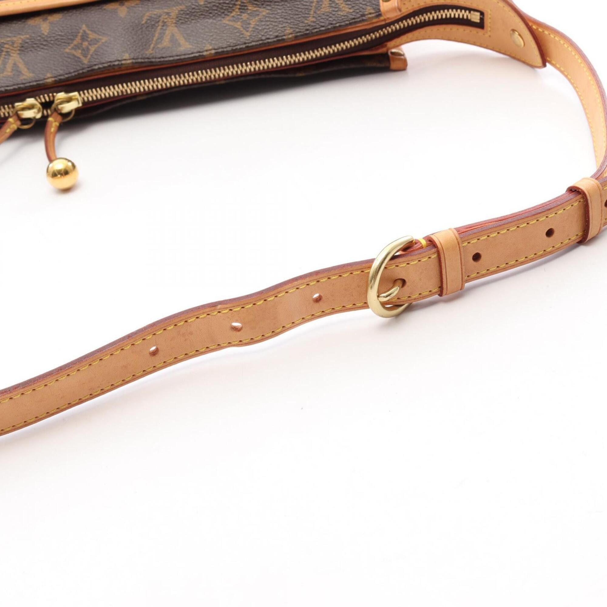 Louis Vuitton Louis Vuitton Popincourt Long Shoulder Bag/Handbag, Coated Canvas and Leather, Monogram Pattern, Women's, Brown, M40008 Size ONE SIZE - 16 Thumbnail