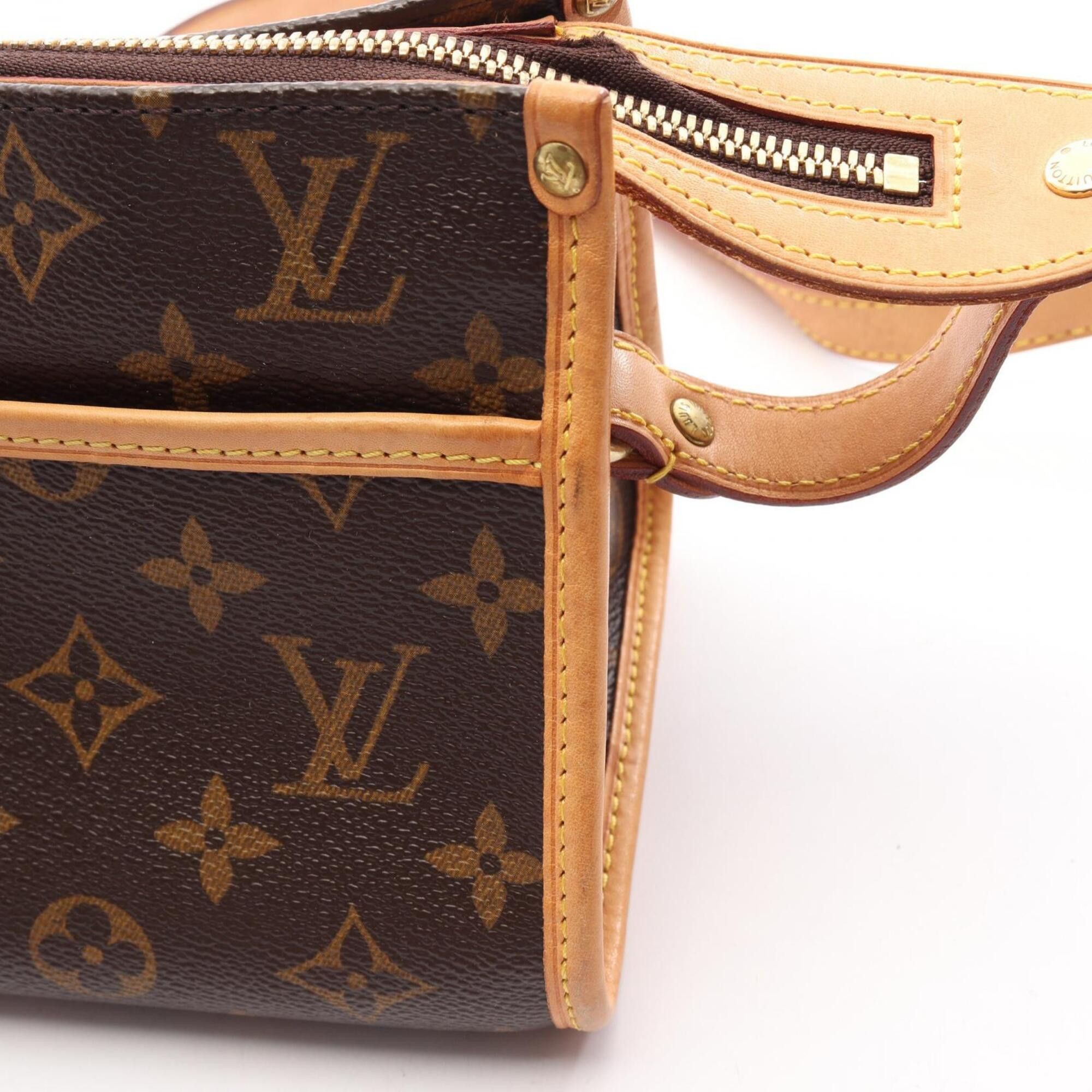 Louis Vuitton Louis Vuitton Popincourt Long Shoulder Bag/Handbag, Coated Canvas and Leather, Monogram Pattern, Women's, Brown, M40008 Size ONE SIZE - 6 Thumbnail