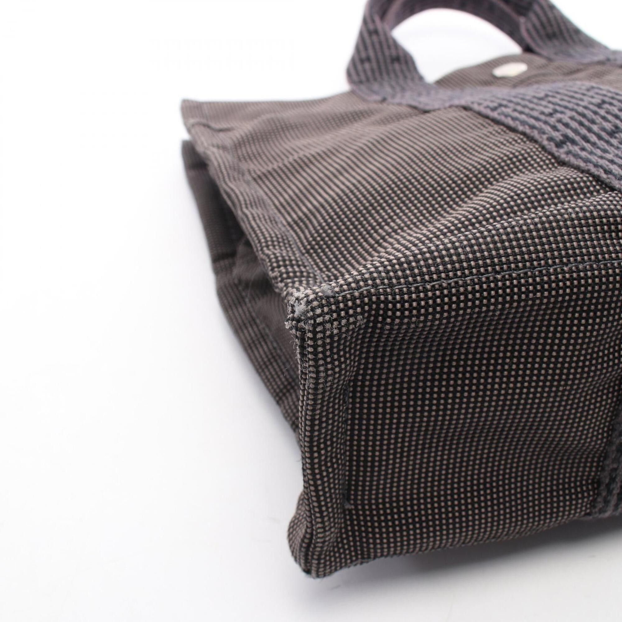 Hermes Hermes Herline PM Tote Bag Handbag Nylon Canvas Women's Gray Size ONE SIZE - 6 Thumbnail