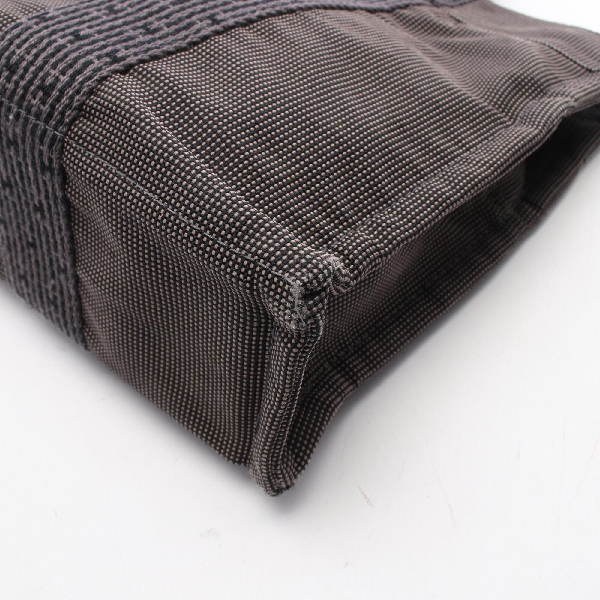 Hermes Hermes Herline PM Tote Bag Handbag Nylon Canvas Women's Gray Size ONE SIZE - 5 Thumbnail