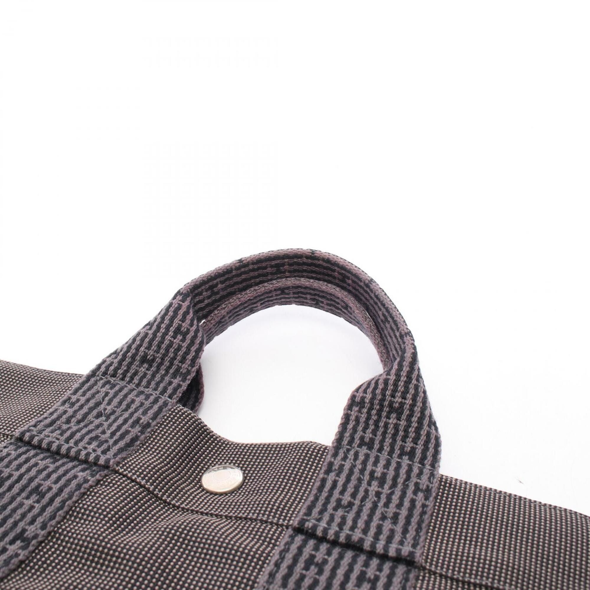 Hermes Hermes Herline PM Tote Bag Handbag Nylon Canvas Women's Gray Size ONE SIZE - 8 Thumbnail