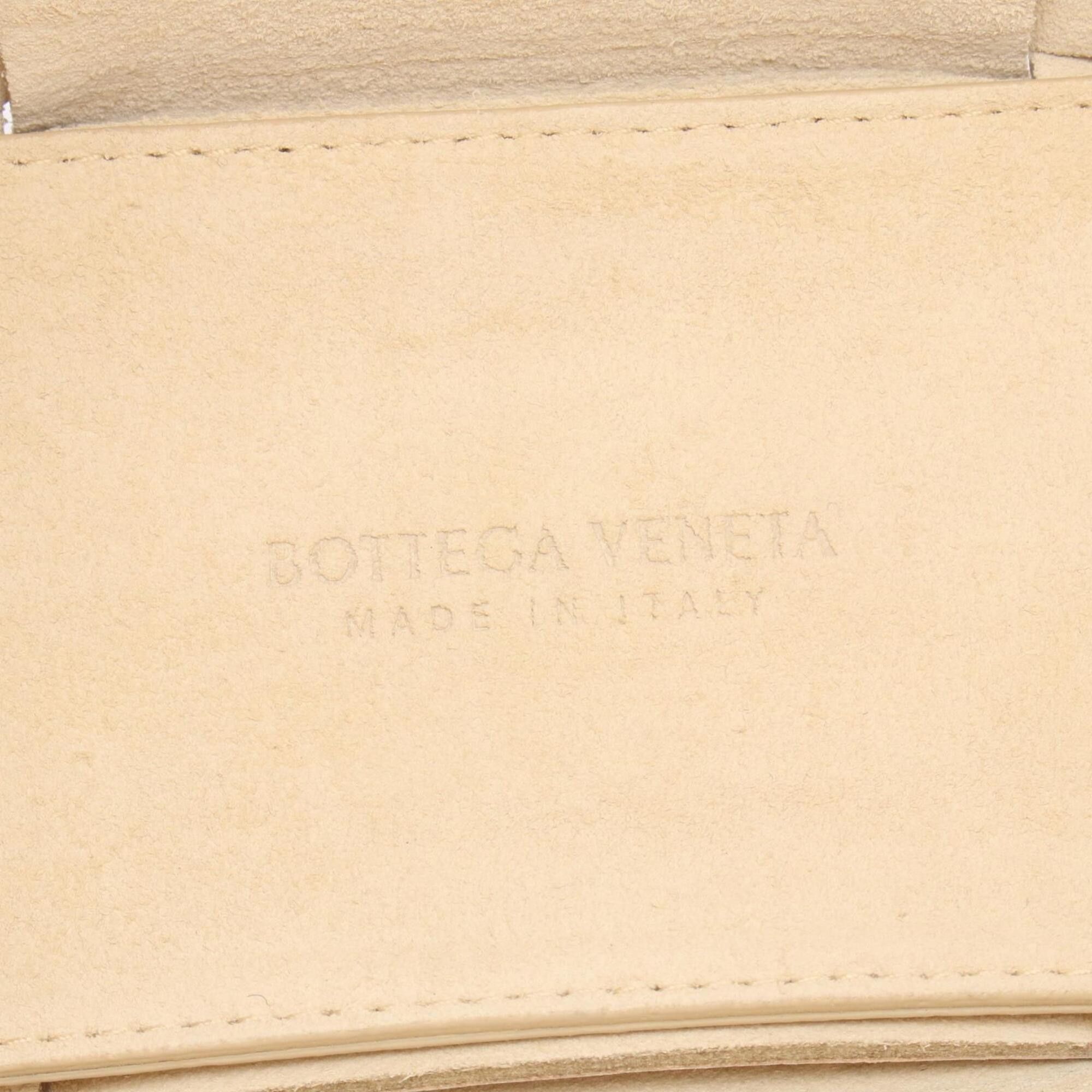 Bottega Veneta Bottega Veneta Mini Arco 2-Way Tote Bag/Handbag, Leather, Women's, Beige Size ONE SIZE - 4 Thumbnail