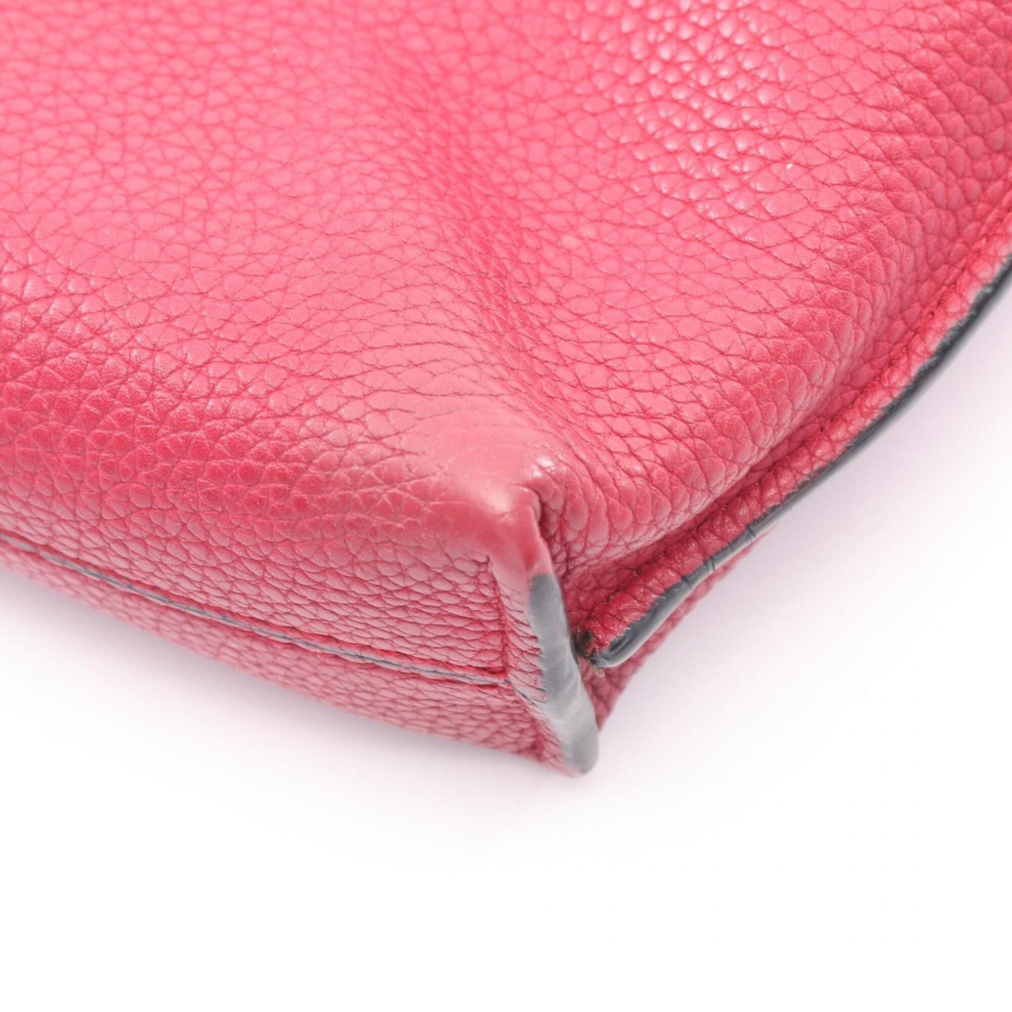 Loewe Loewe Missy Small 2-Way Handbag, Leather, Women's, Bordeaux (Burgundy) Size ONE SIZE - 7 Thumbnail