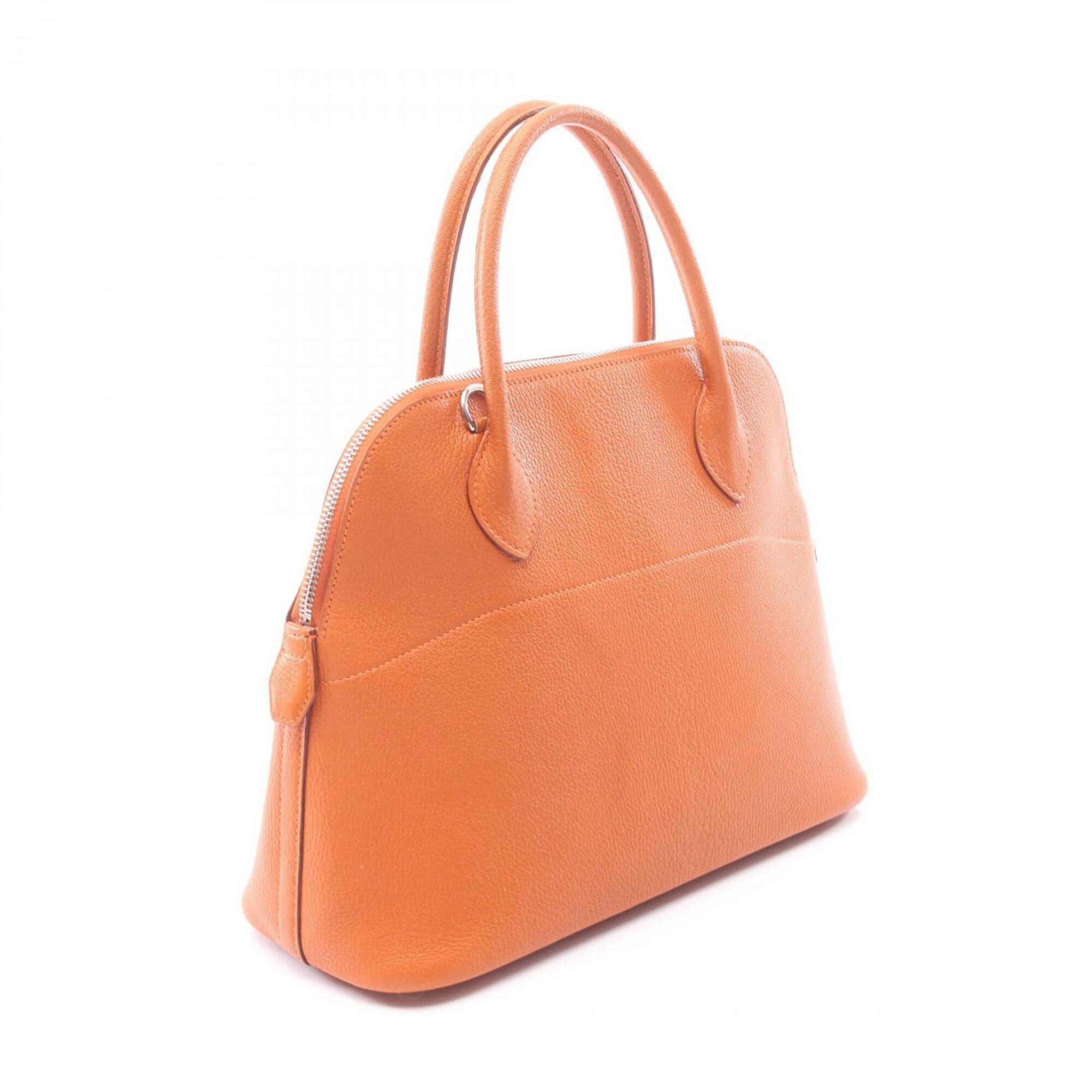 Hermes Hermes Bolide 31 2-way handbag, leather, Chevre women's, orange. Size ONE SIZE - 2 Thumbnail