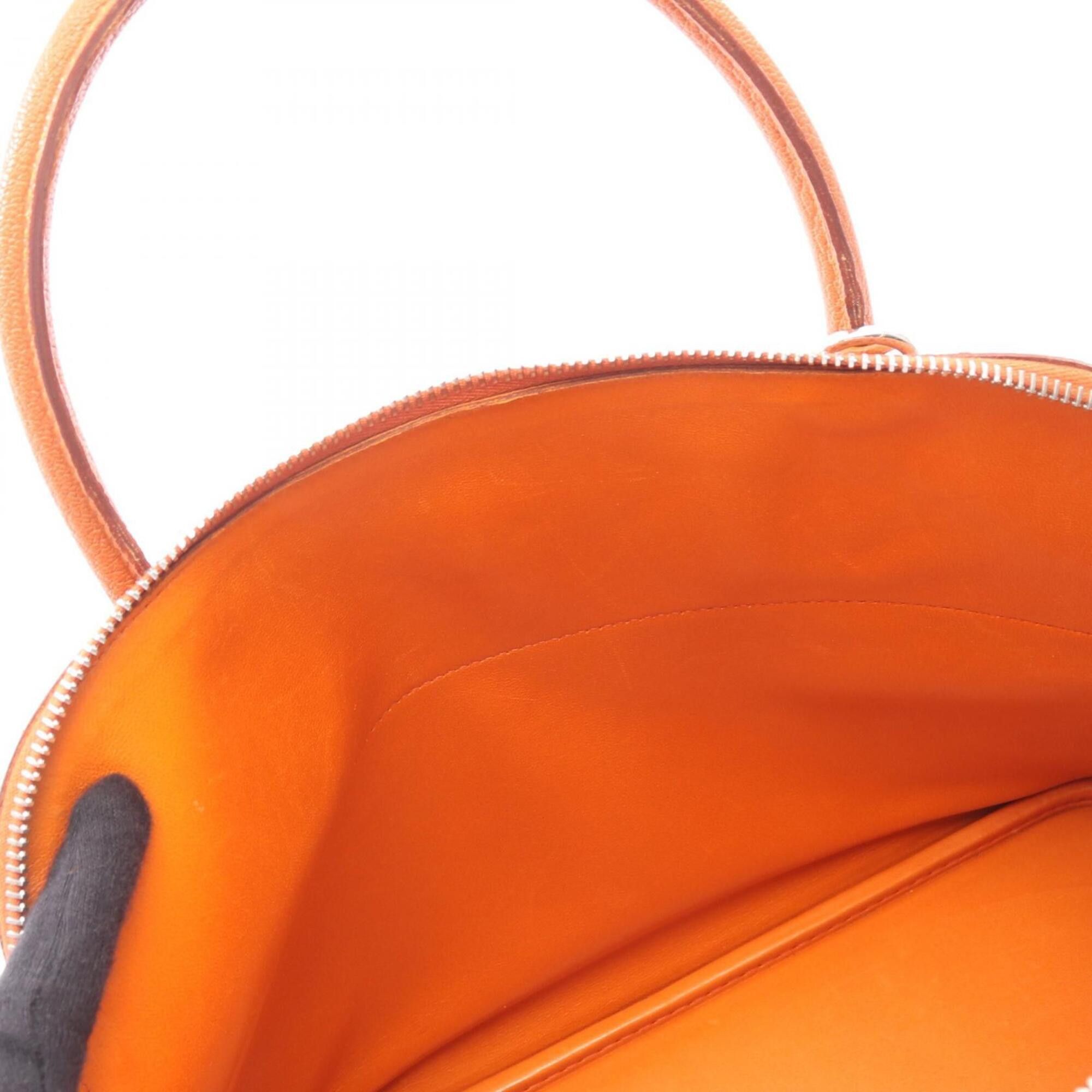Hermes Hermes Bolide 31 2-way handbag, leather, Chevre women's, orange. Size ONE SIZE - 9 Thumbnail