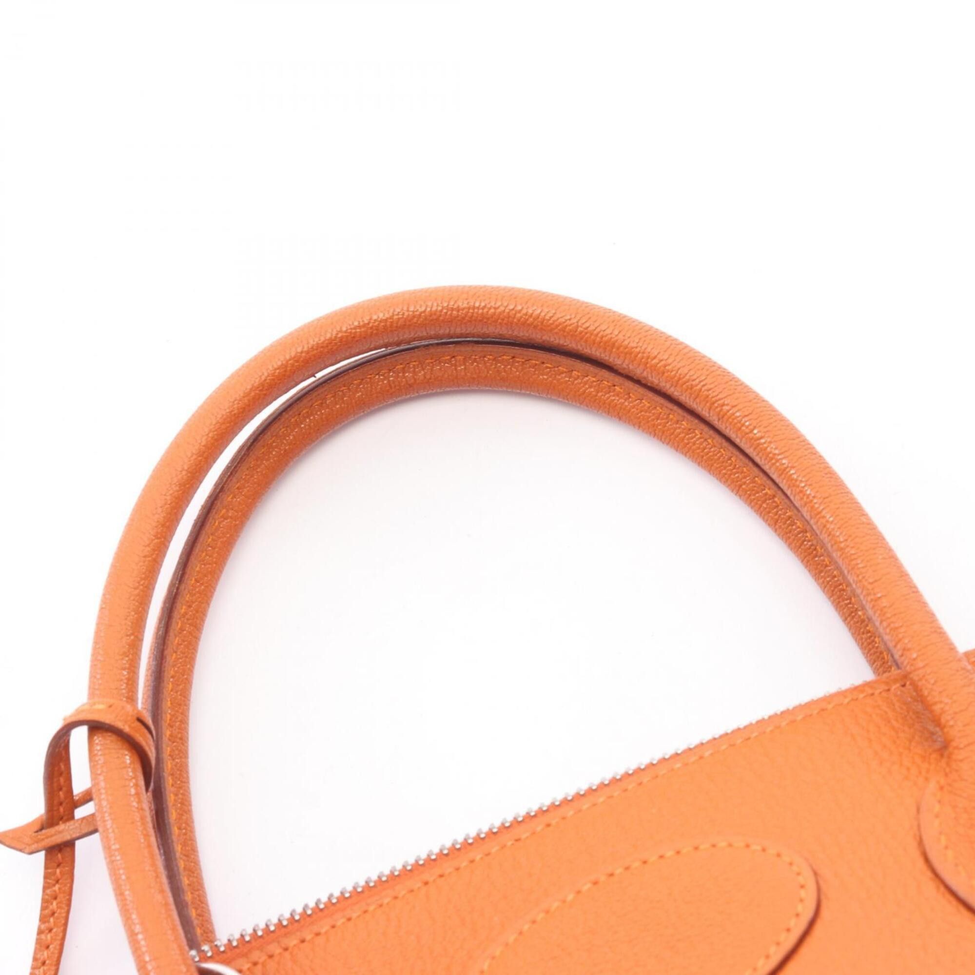Hermes Hermes Bolide 31 2-way handbag, leather, Chevre women's, orange. Size ONE SIZE - 8 Thumbnail