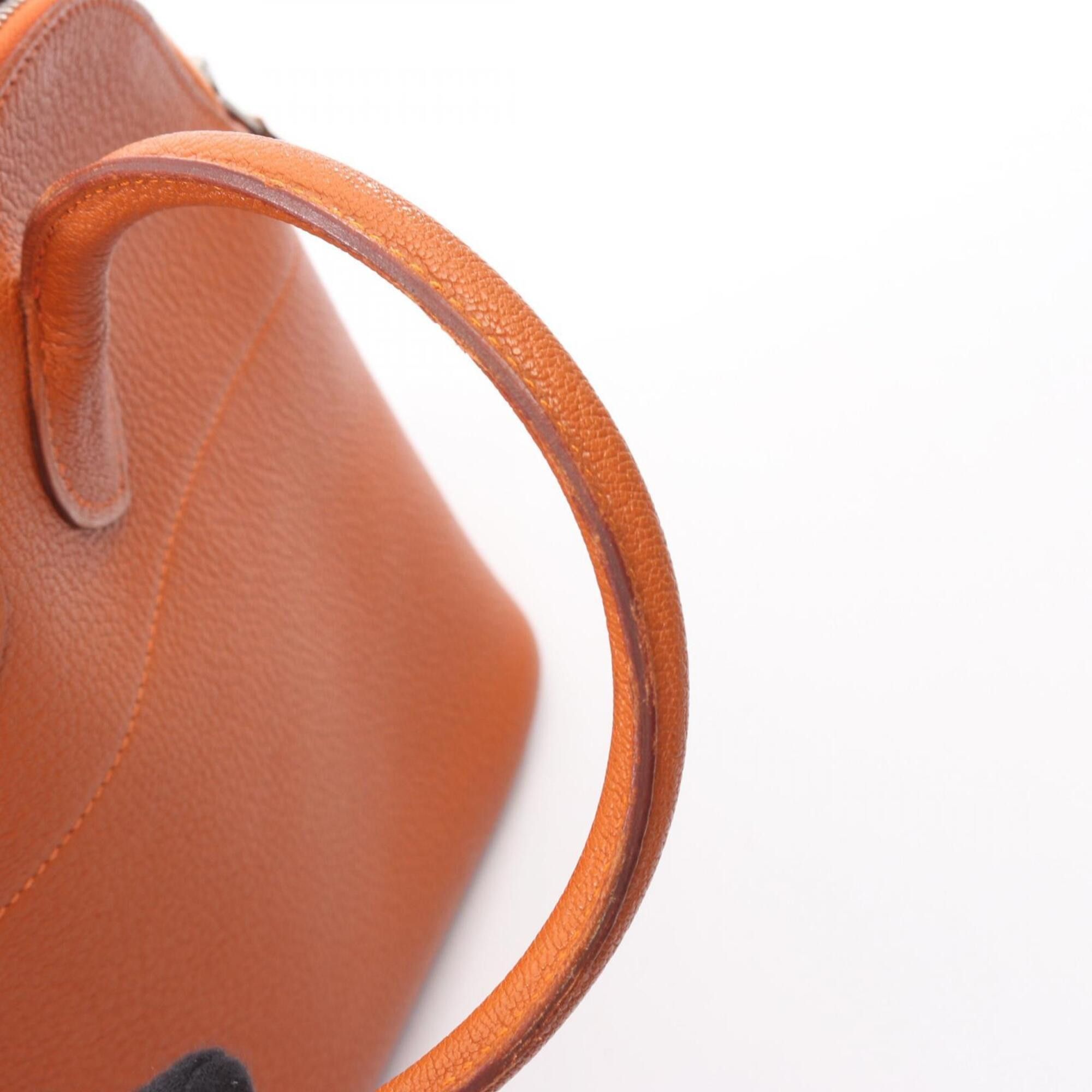 Hermes Hermes Bolide 31 2-way handbag, leather, Chevre women's, orange. Size ONE SIZE - 7 Thumbnail