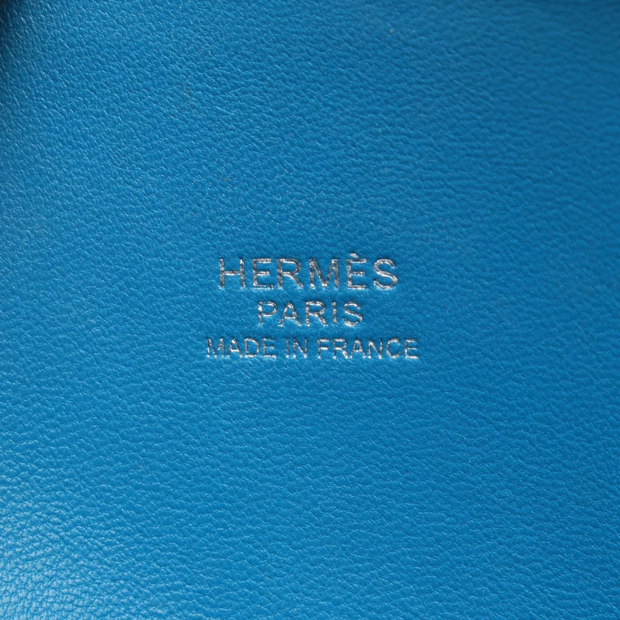 Hermes Hermes Bolide 27 2-Way Handbag, Leather, Veau Epsom Women's, Blue Size ONE SIZE - 4 Thumbnail