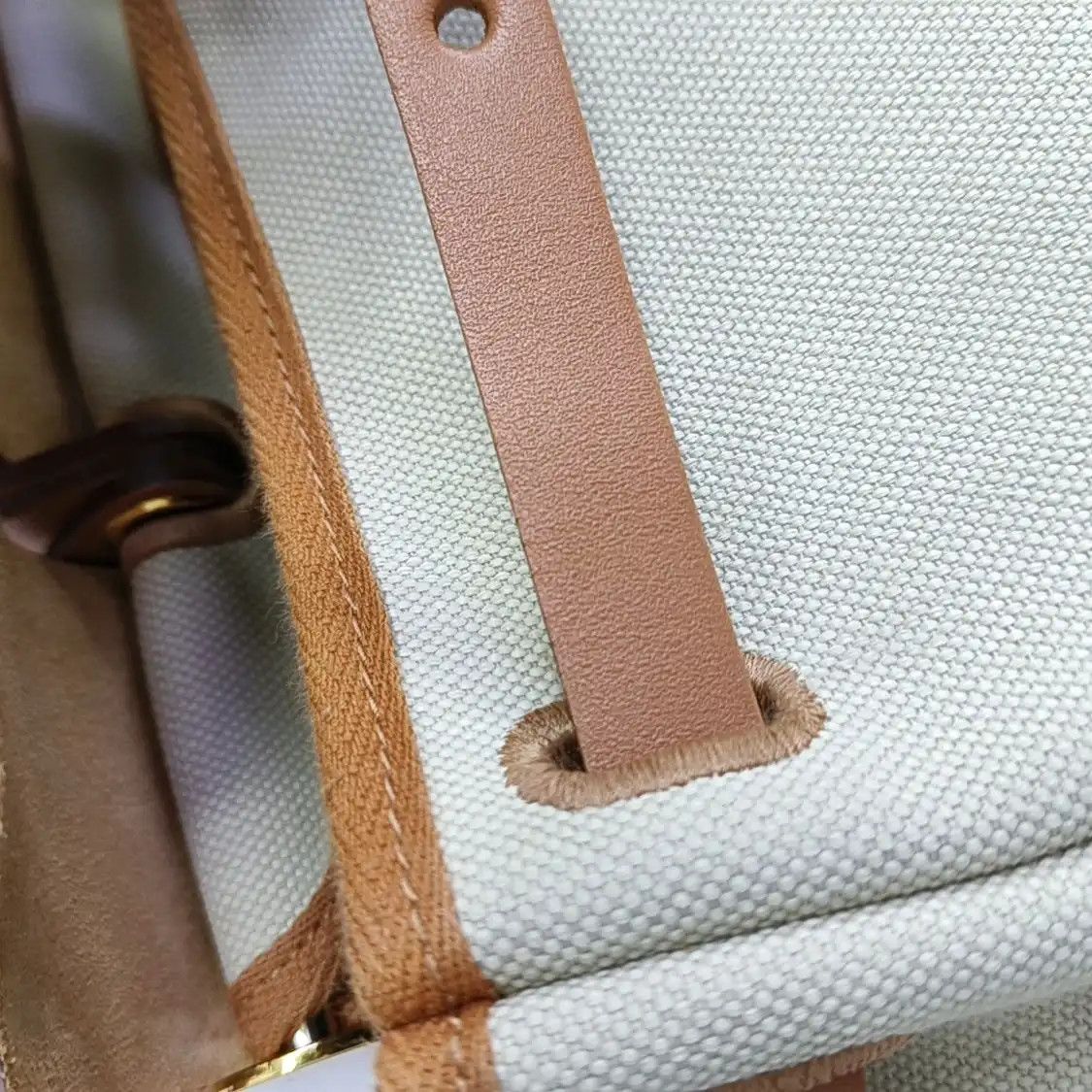 Hermes Hermes Herbag 31 Vanilla canvas shoulder bag handbag gold hardware Z sub-pocket Size ONE SIZE - 12 Thumbnail