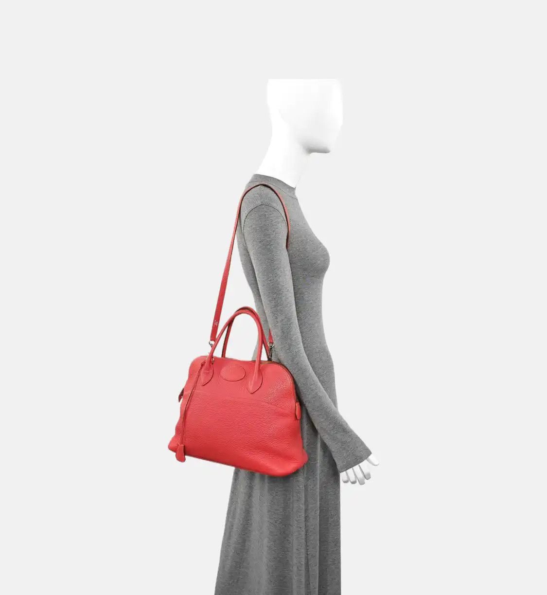 Hermes Hermes Bolide 35 Peach Pink Clemence cowhide leather Bolide bag shoulder bag han Size ONE SIZE - 2 Thumbnail