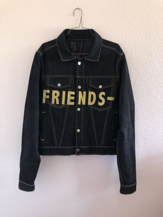 Vlone jean outlet jacket yellow