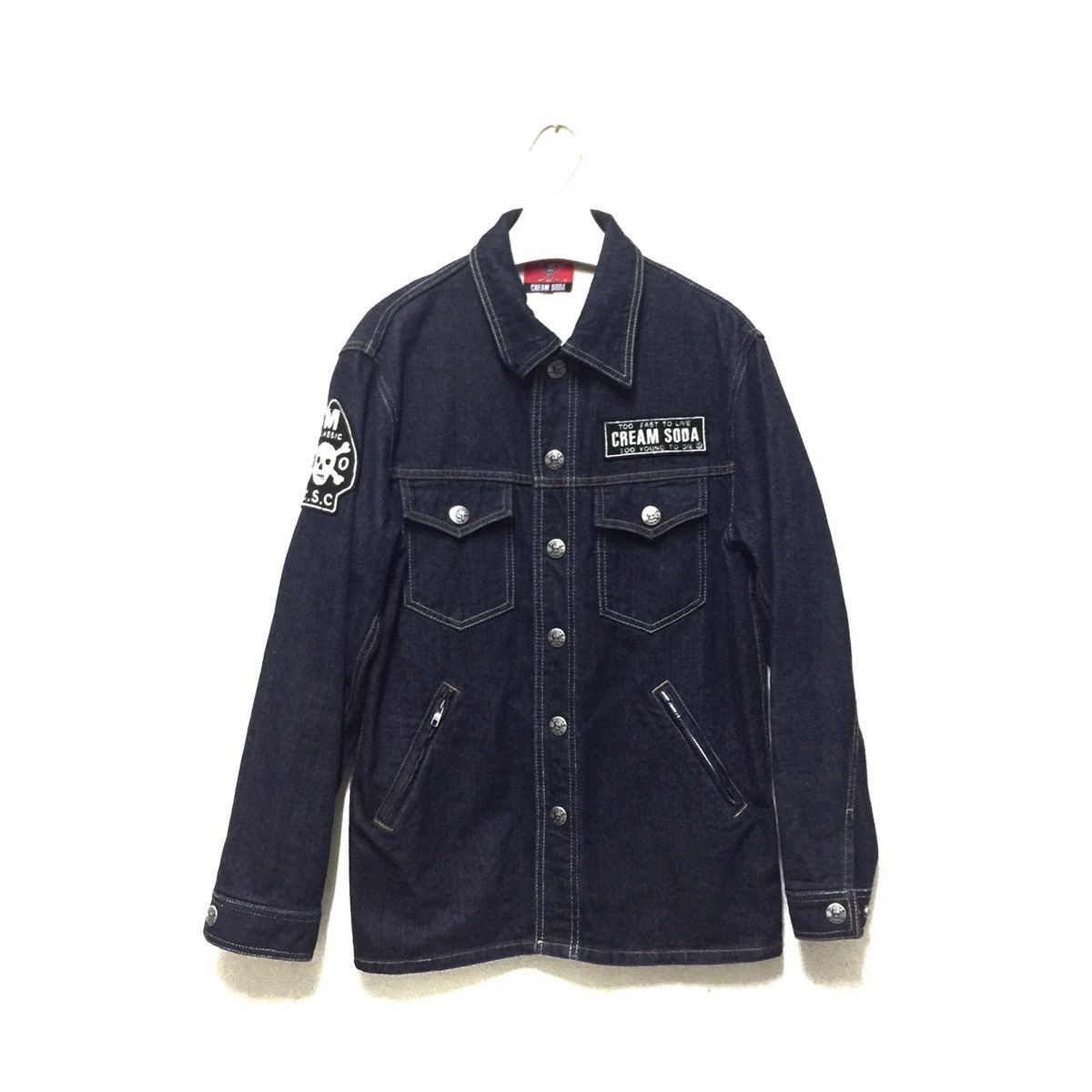 Cream soda denim jacket