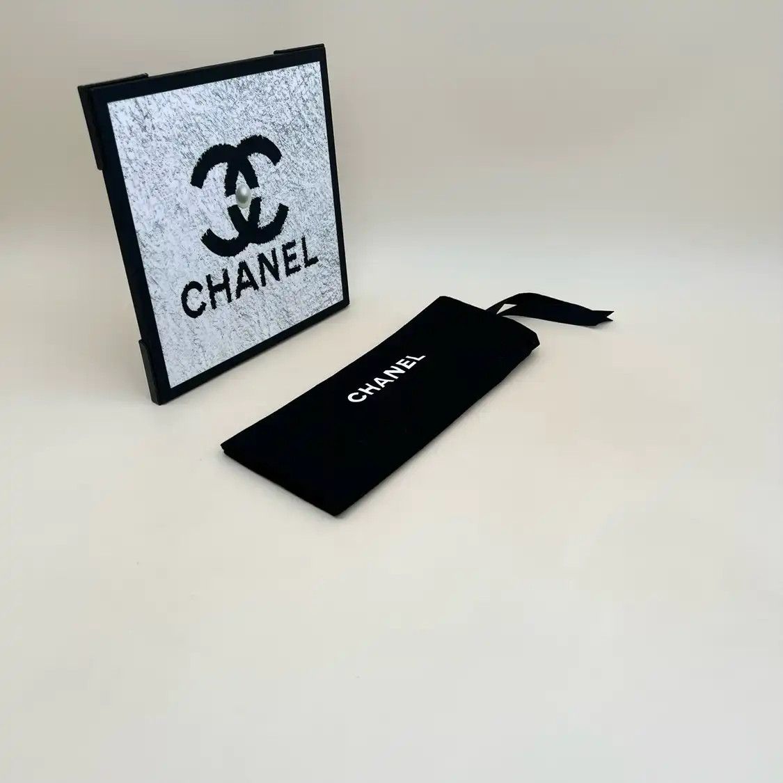 Chanel CHANEL dark greyfabric Women's mid heel sandals 38 Size US 8 / IT 38 - 7 Thumbnail