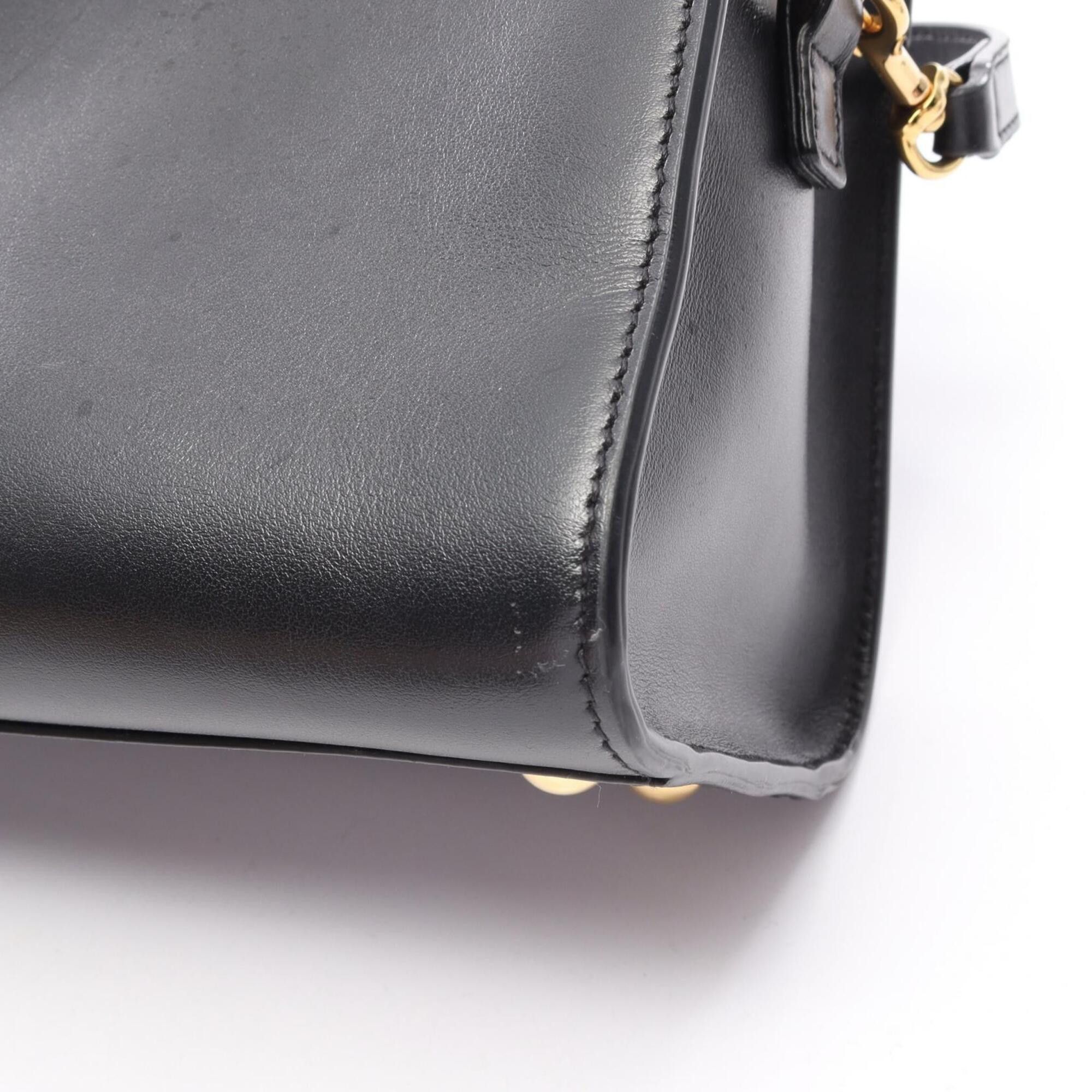 Yves Saint Laurent Yves Saint Laurent Saint Laurent Paris YSL line Baby Monogram Cabas 2-way handbag, leather, women's, black, 568853 Size ONE SIZE - 13 Thumbnail