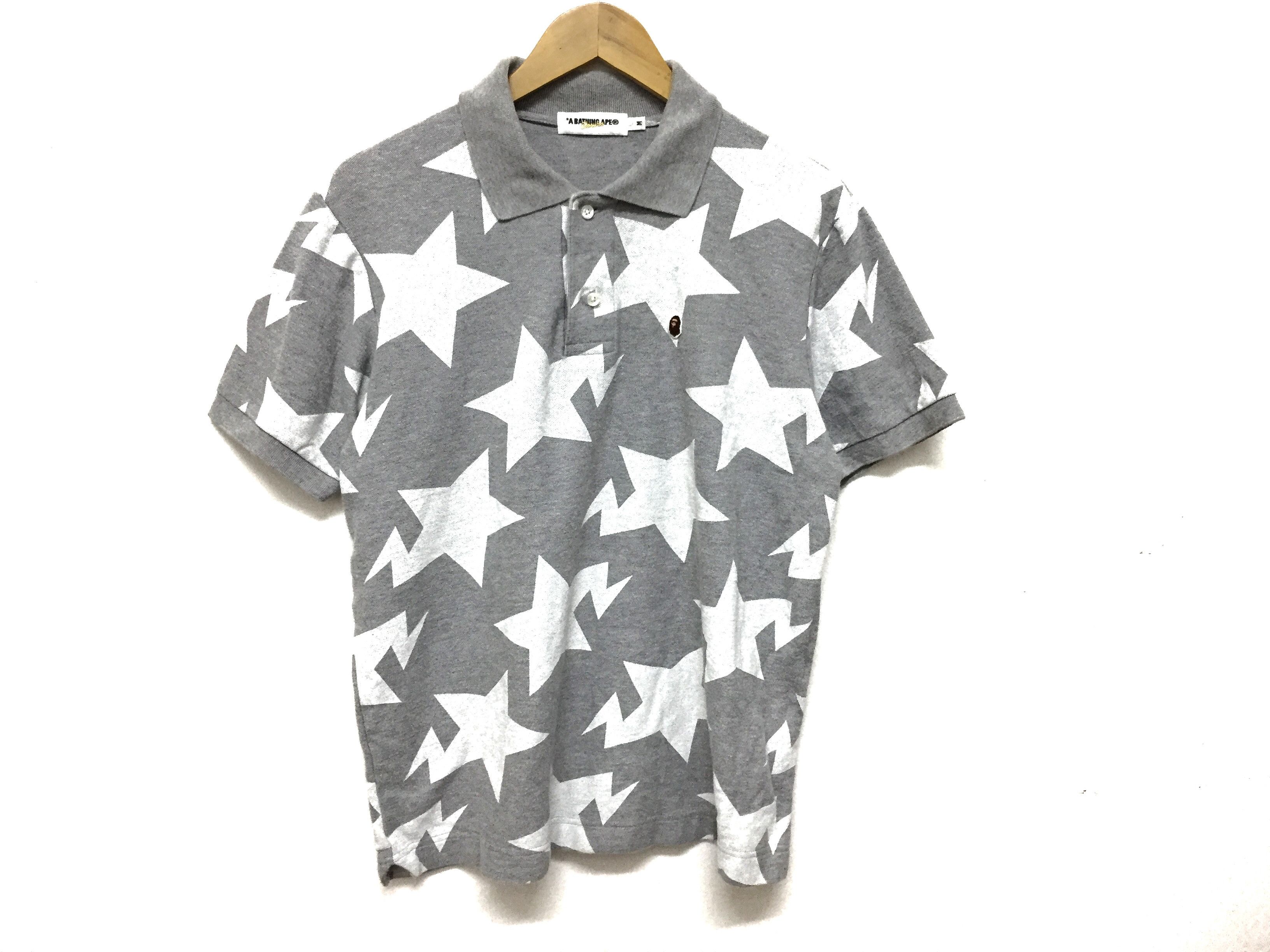 Bape 2008 Bape Star polo made popular by Kanye West | Grailed