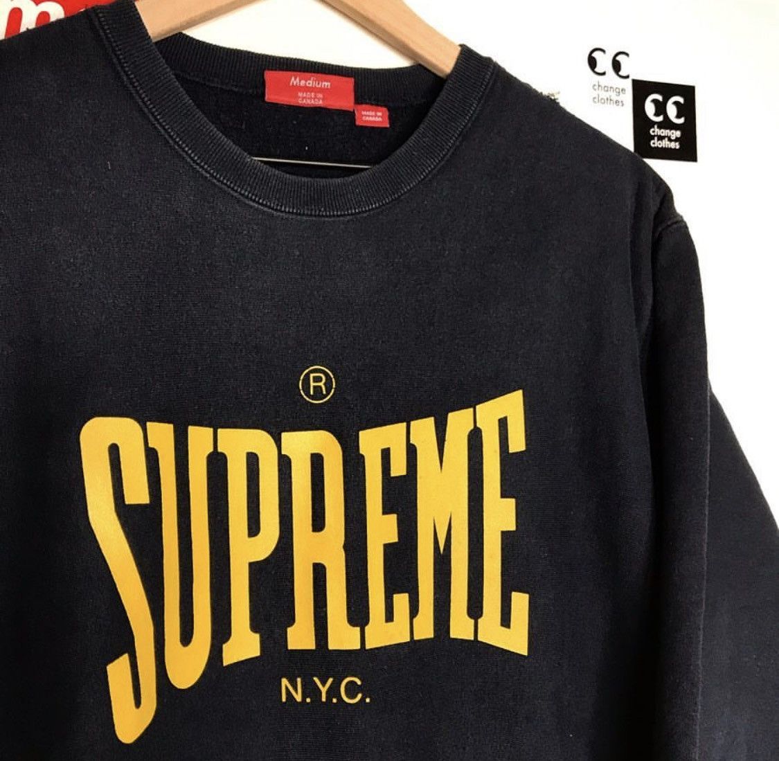 Supreme 2008 Supreme Everlast Crewneck OG Box Logo | Grailed