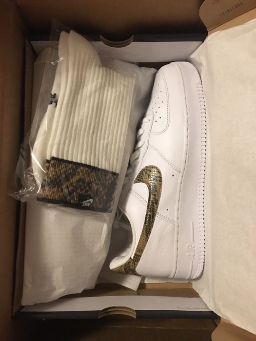 nike air force 1 ivory snake