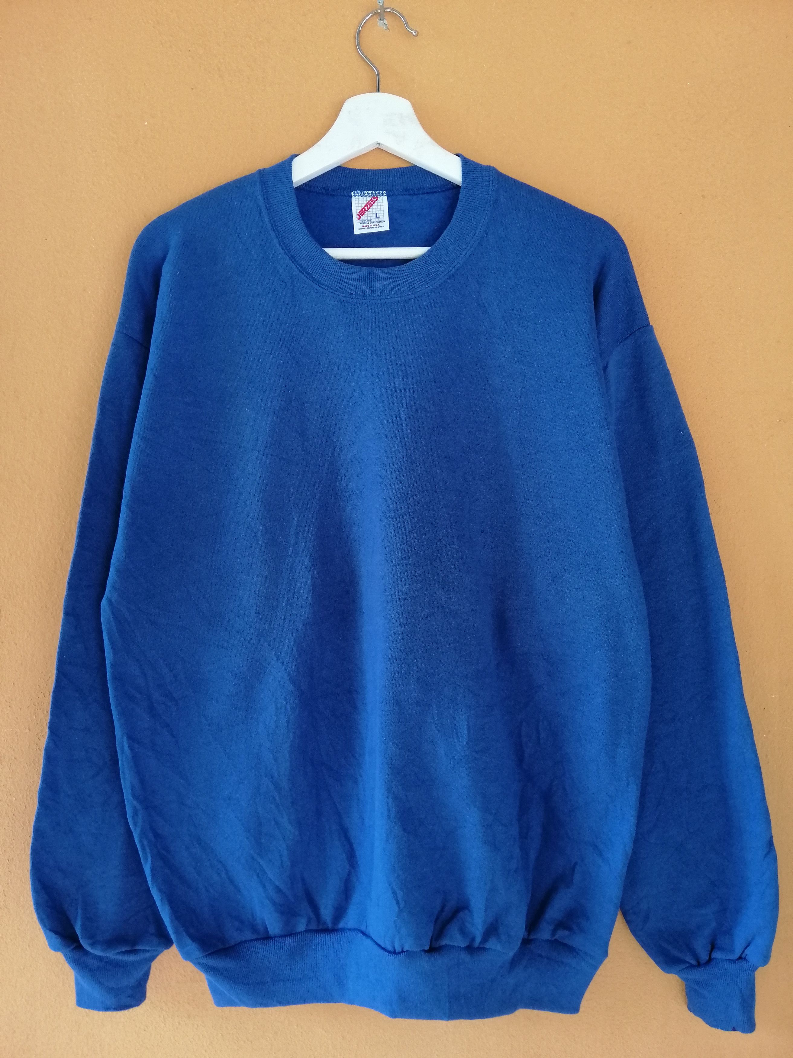 Jerzees Vintage Jerzees Plain Sweatshirt Made In Usa B19 Size US L / EU 52-54 / 3 - 1 Thumbnail