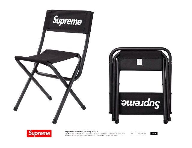 Supreme/Coleman Folding Chair