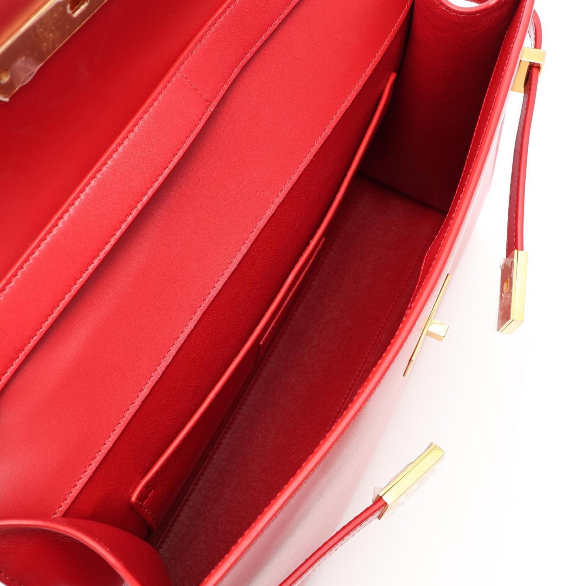 Yves Saint Laurent Yves Saint Laurent Saint Laurent Paris Manhattan Shoulder Bag/Handbag, Leather, Women's, Red Size ONE SIZE - 3 Thumbnail
