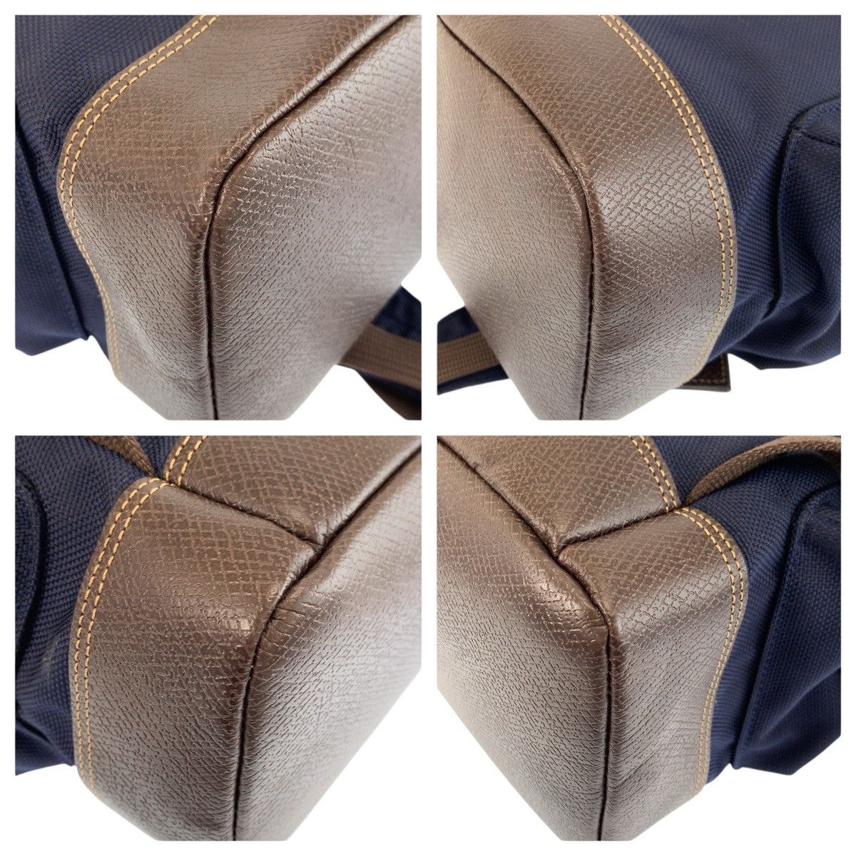 Longchamp Longchamp Longchamp Boxford Canvas Leather Backpack Textile Backpack 20035080127 DUTY FREE for USA Size ONE SIZE - 4 Thumbnail